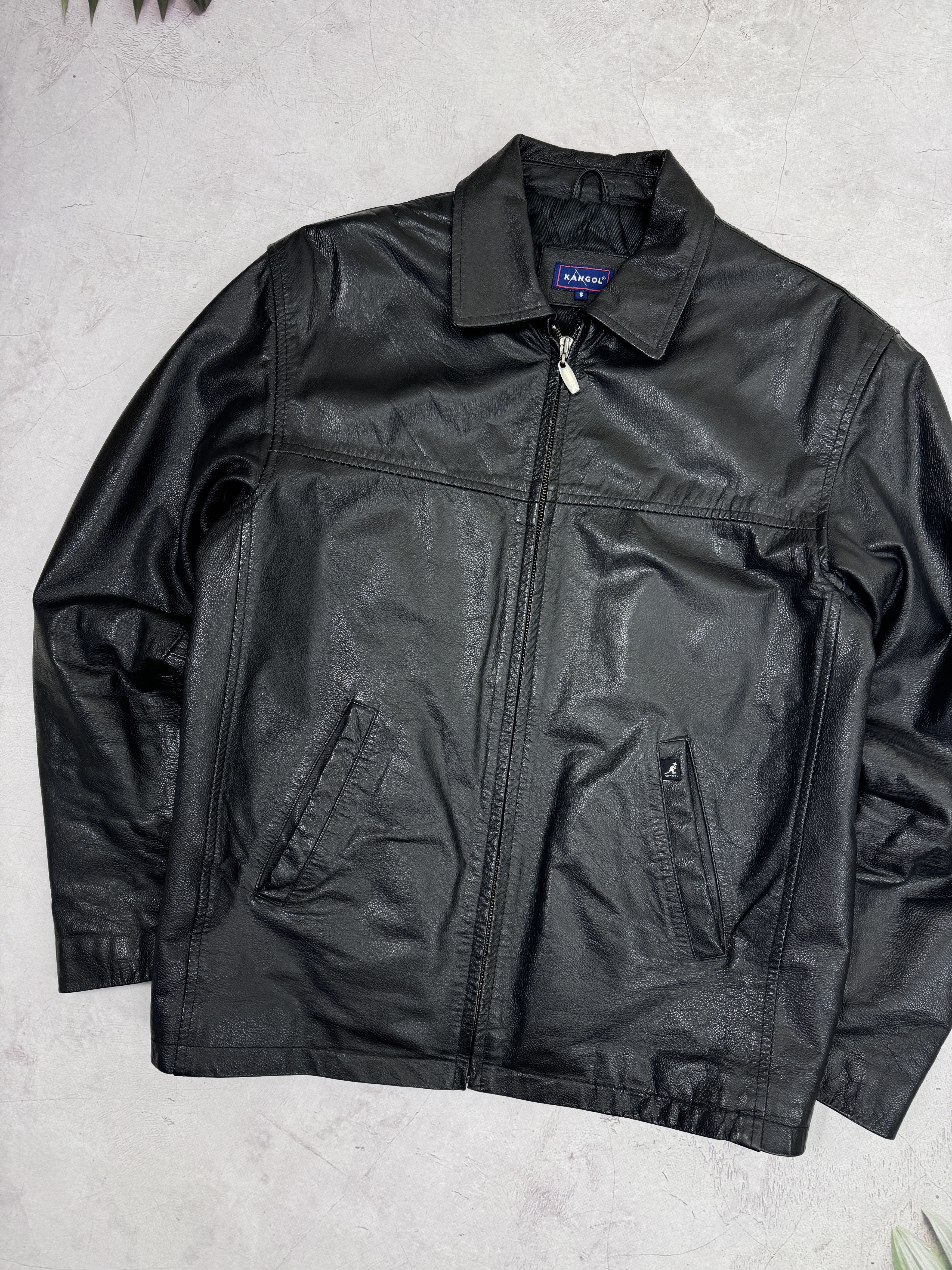Kangol × Vintage Vintage Kangol Leather Jacket Full Zip Size US M / EU 48-50 / 2 - 3 Thumbnail