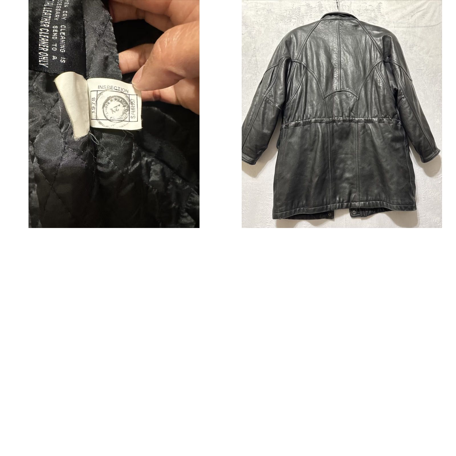 Vintage Wilsons Black Leather Jacket Mid Length M Size US M / EU 48-50 / 2 - 8 Thumbnail