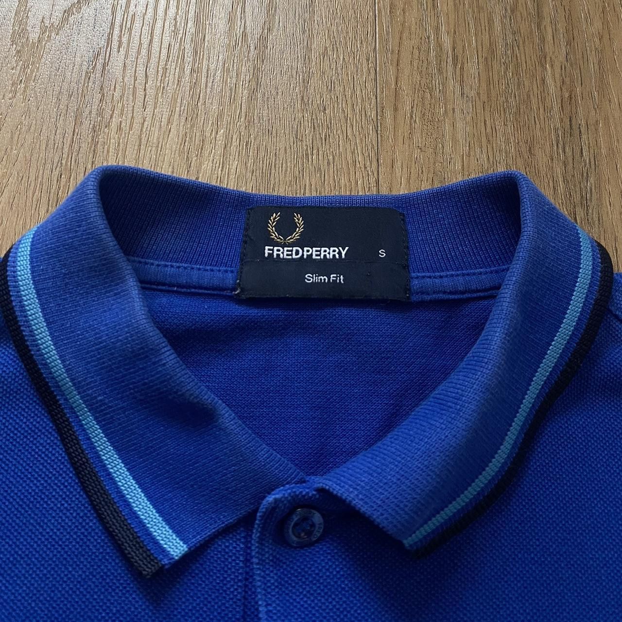 Fred Perry Fred Perry blue polo shirt Casual Football Elegant Size US S / EU 44-46 / 1 - 4 Thumbnail