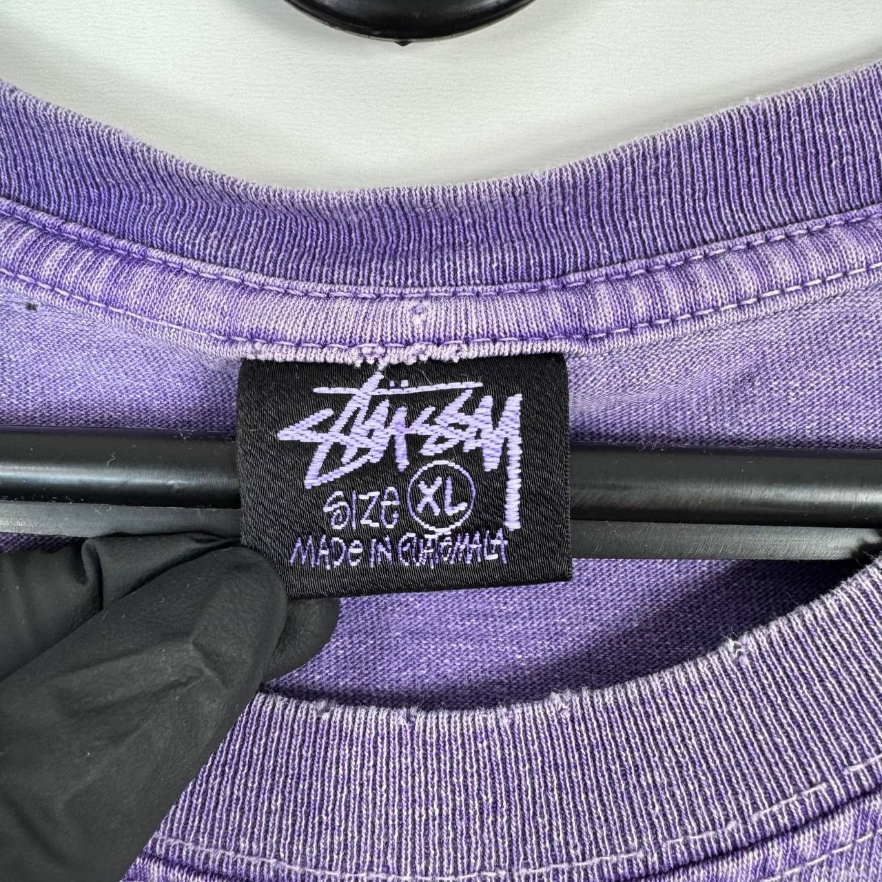 Stussy Stussy Graphic T Shirt Purple Faded Logo Print Mens Size XL Size US XL / EU 56 / 4 - 6 Thumbnail