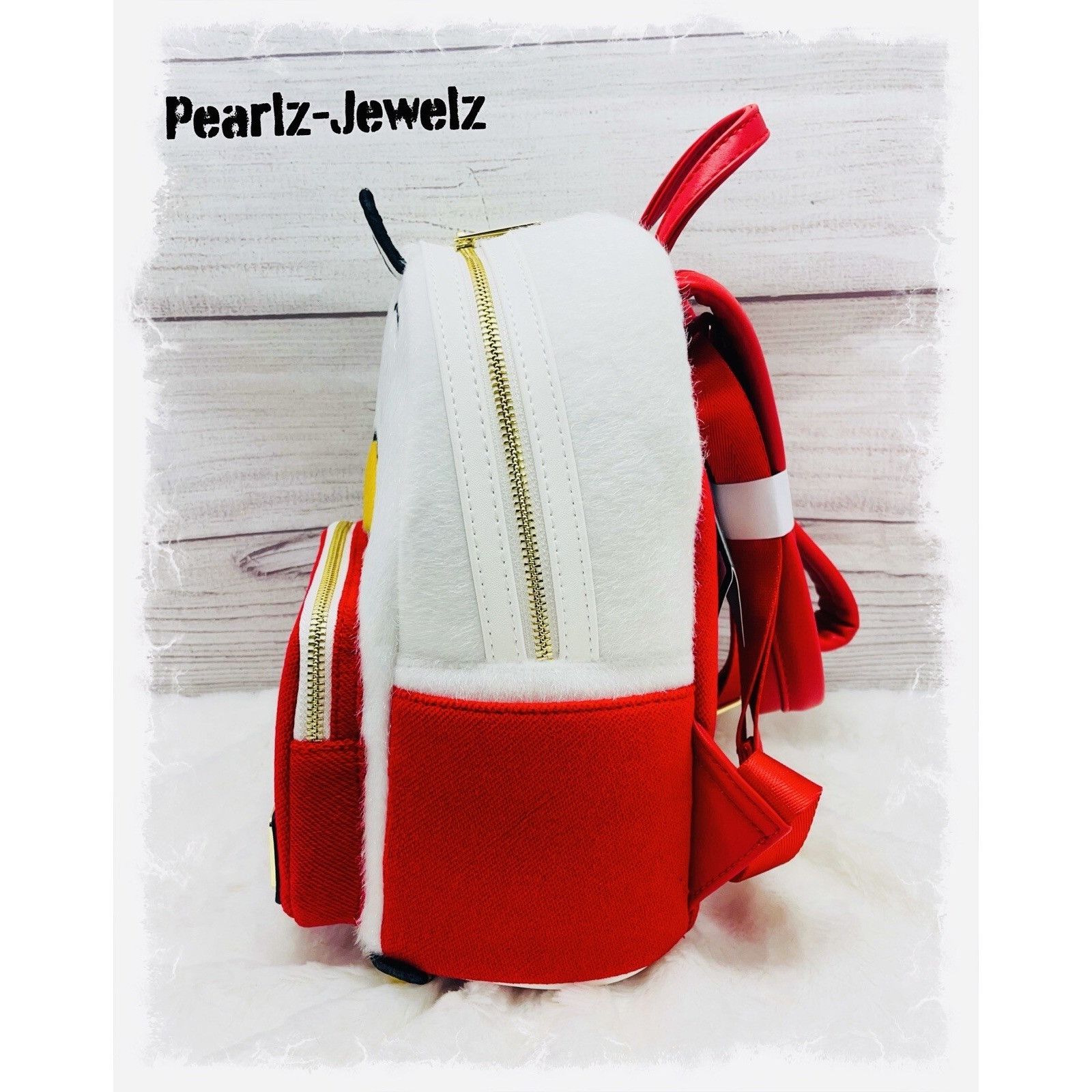 Disney Loungefly Sanrio Pekkle Fuzzy Duck Figural Cosplay Mini Back Size ONE SIZE - 3 Thumbnail