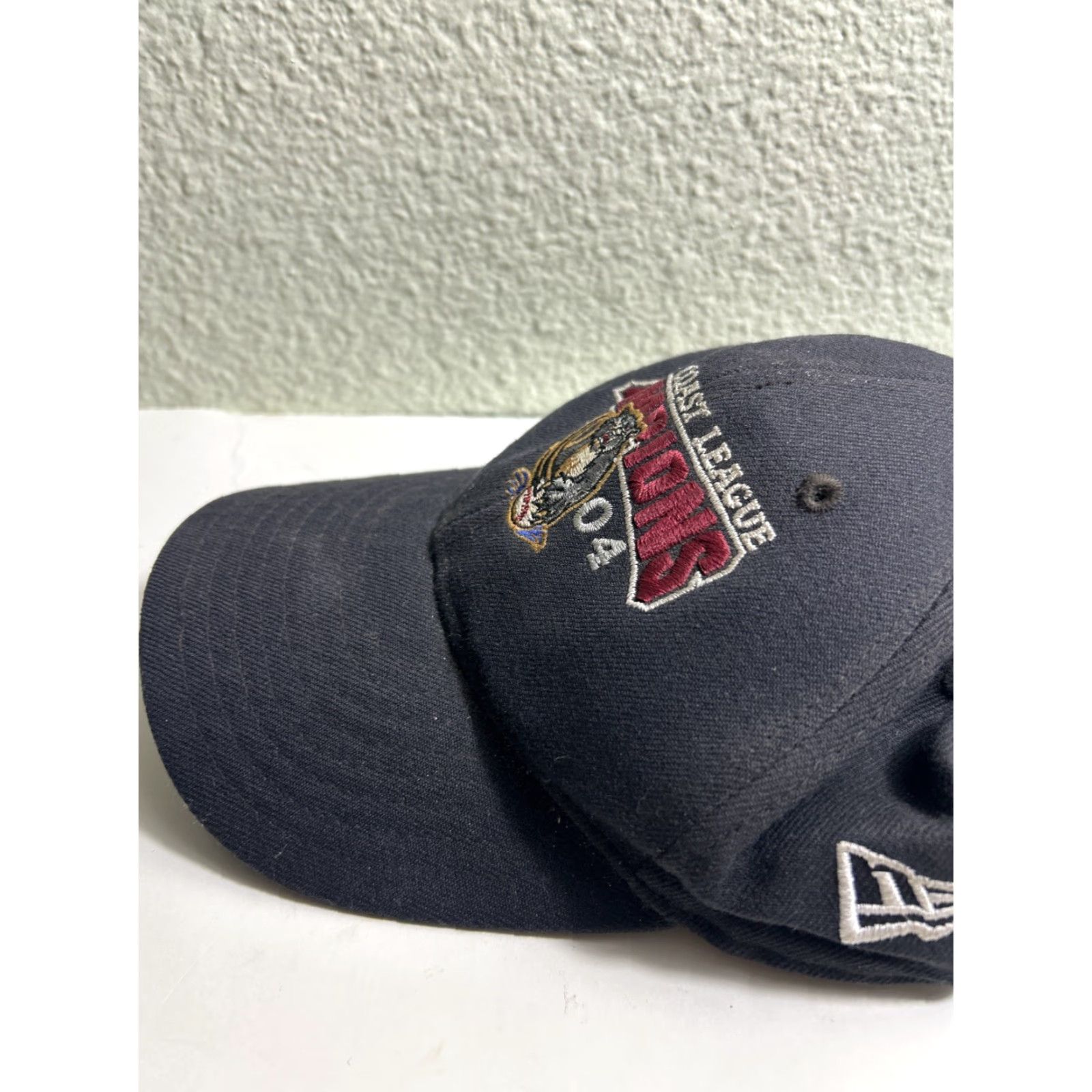 New Era VINTAGE New Era Sacramento Rivercats 2004 Champions Hat Adjustable Strap Dirty Stained Men Black Baseball Cap Adjustable Strap Champions Logo Size ONE SIZE - 6 Thumbnail