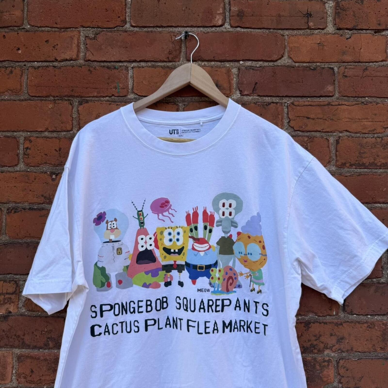 Uniqlo Uniqlo spongebob squarepants cactus plant flea market tshirt Size US XL / EU 56 / 4 - 2 Thumbnail