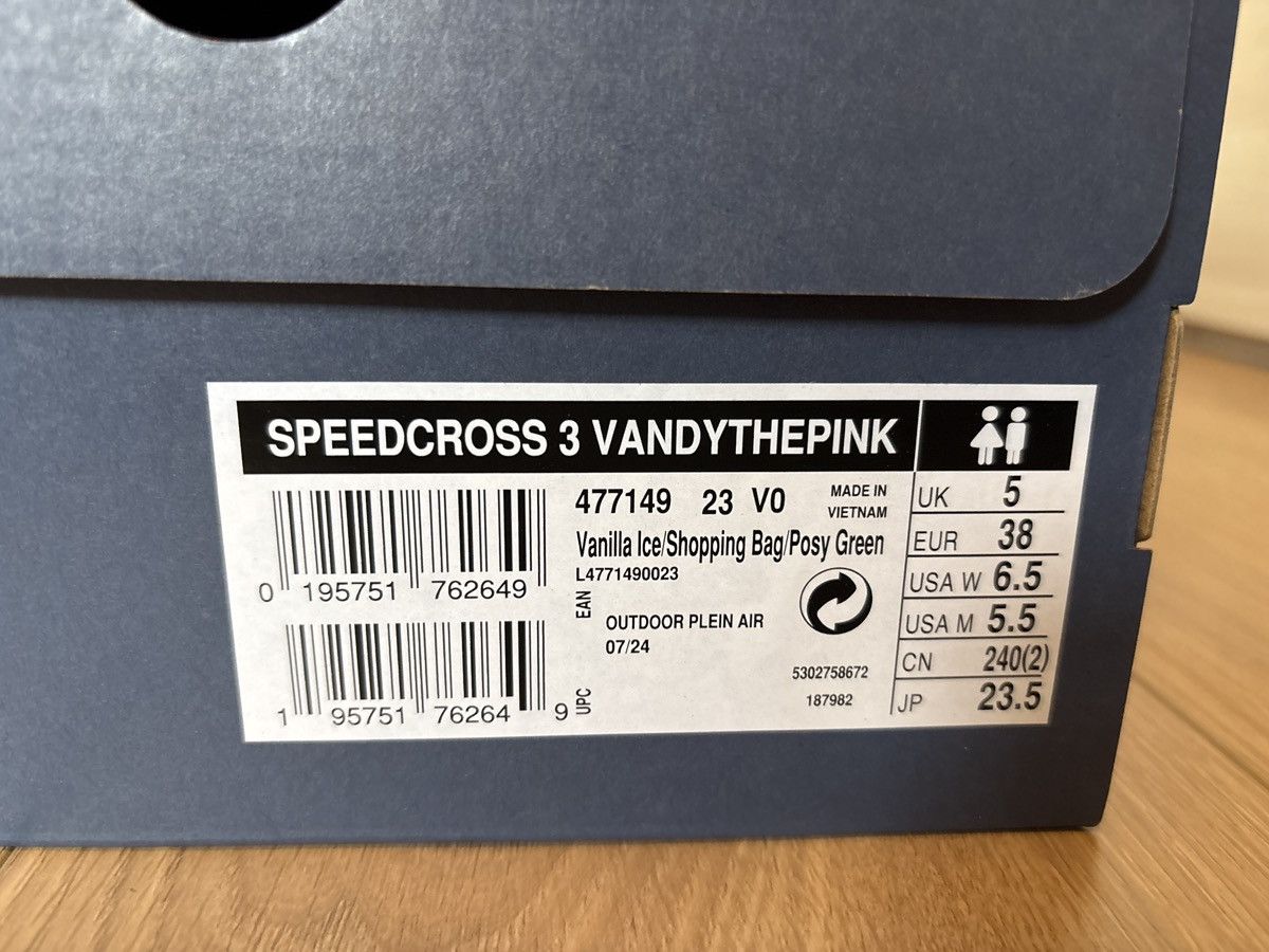 Salomon × Vandy The Pink Speedcross 3 VANDYTHEPINK Size US 5.5 / EU 38 - 3 Thumbnail