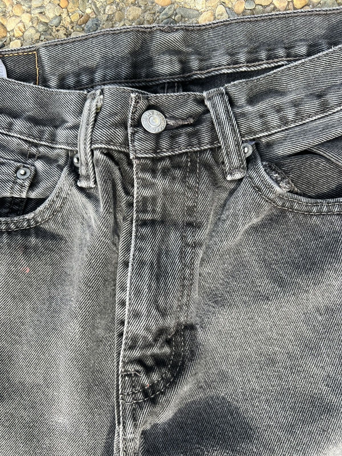 Levi's × Levi's Vintage Clothing Levi’s Vintage Washed Black Baggy Denim Size US 32 / EU 48 - 2 Thumbnail