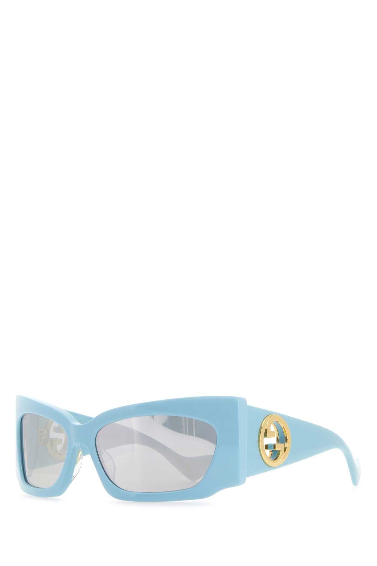 Gucci Light-Blue Acetate Sunglasses Size ONE SIZE - 1 Thumbnail