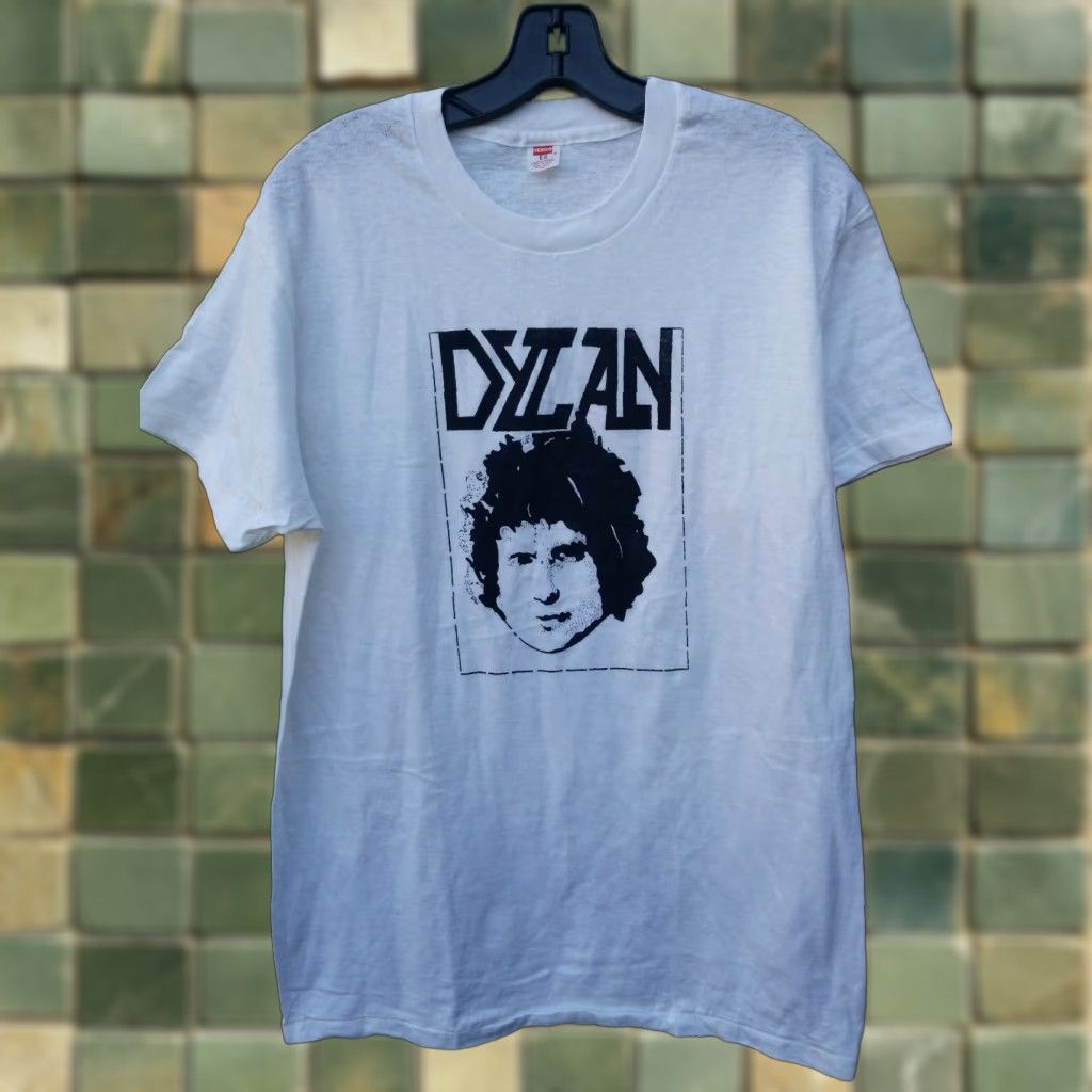 Hanes VINTAGE Hanes T-Shirt 80s DEADSTOCK TOUR CONCERT SHIRT Large White Mens XL? Size US L / EU 52-54 / 3 - 1 Thumbnail