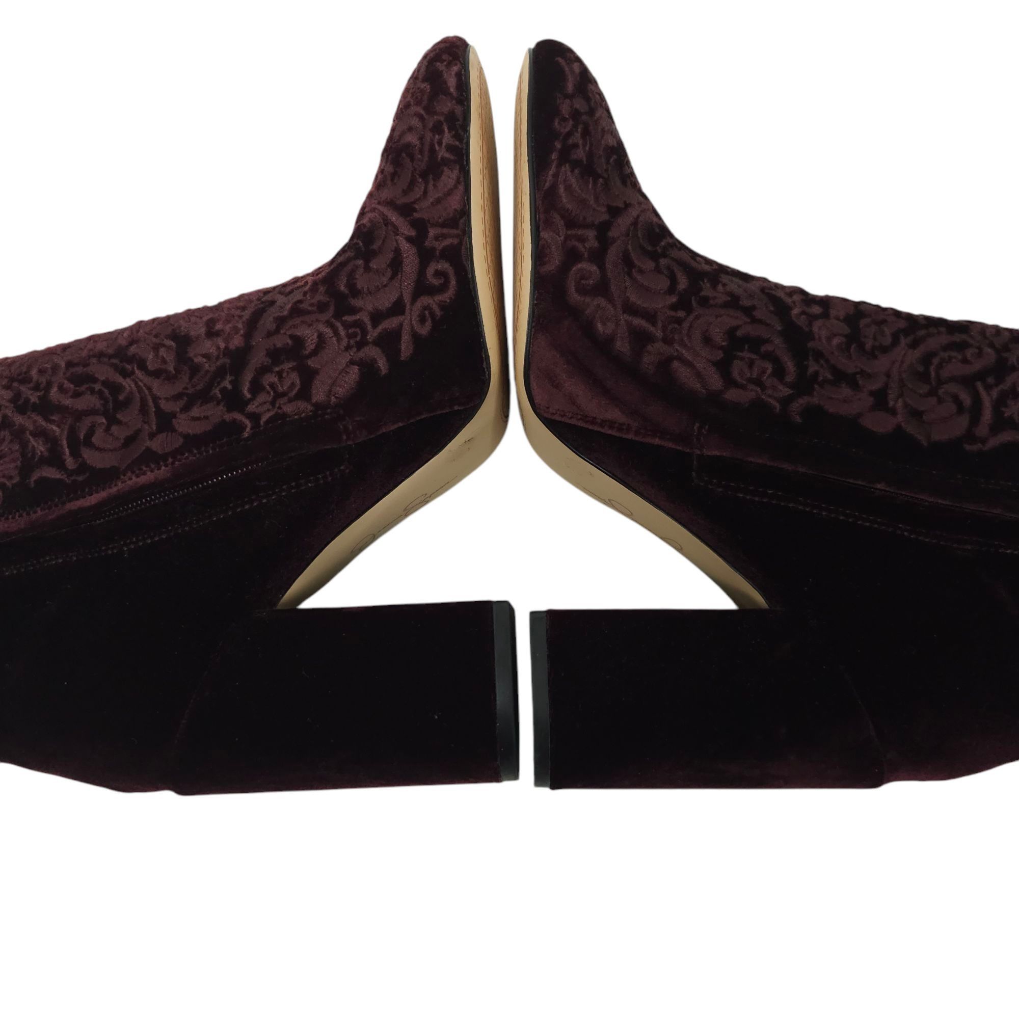 Jessica Simpson Jessica Simpson Wovella Velvet Embroidered Ankle Boots Women Size US 9 / IT 39 - 17 Thumbnail