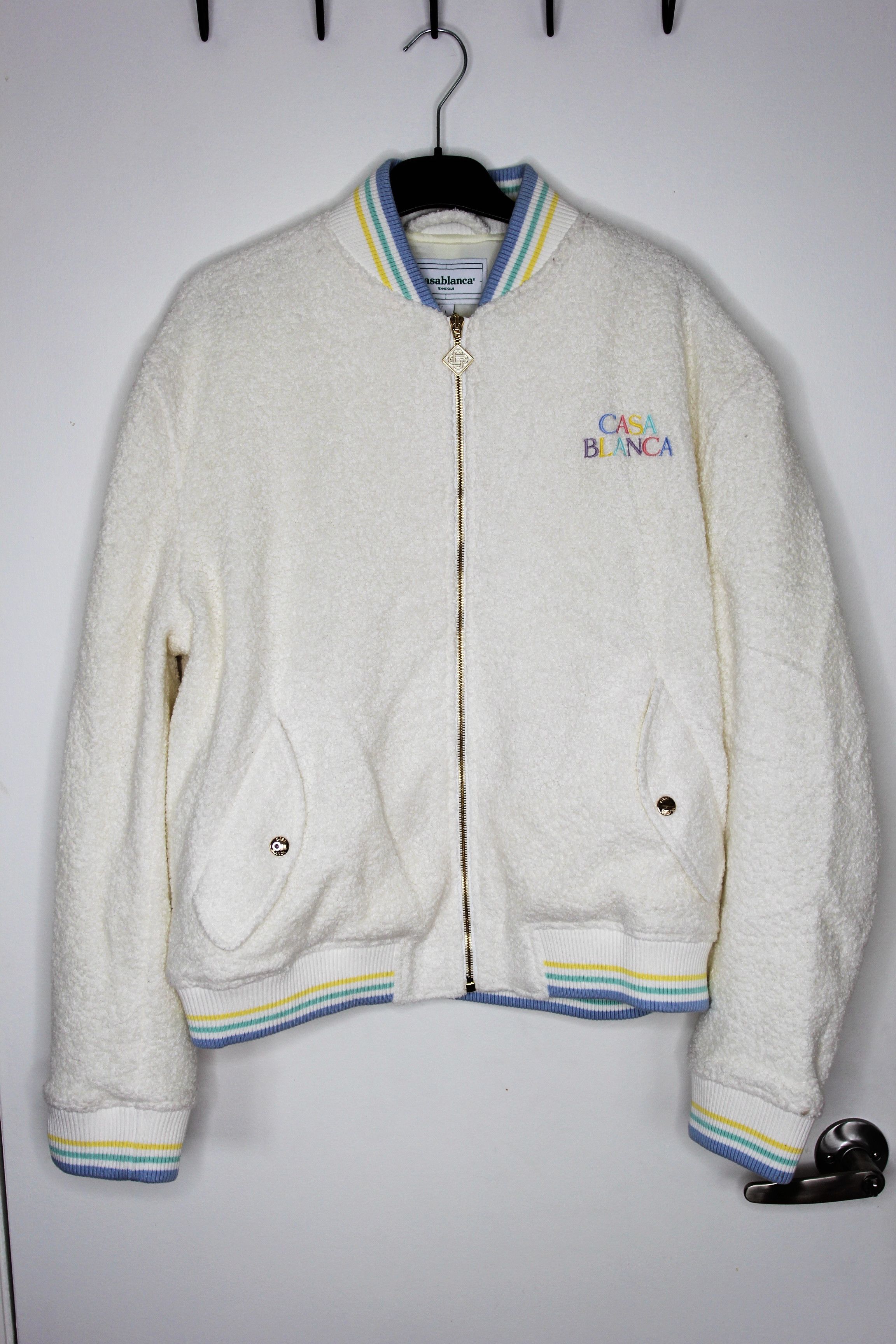 Casablanca BNWT AW24 CASABLANCA MAISON PASTELLE BOMBER JACKET L Size US L / EU 52-54 / 3 - 2 Thumbnail