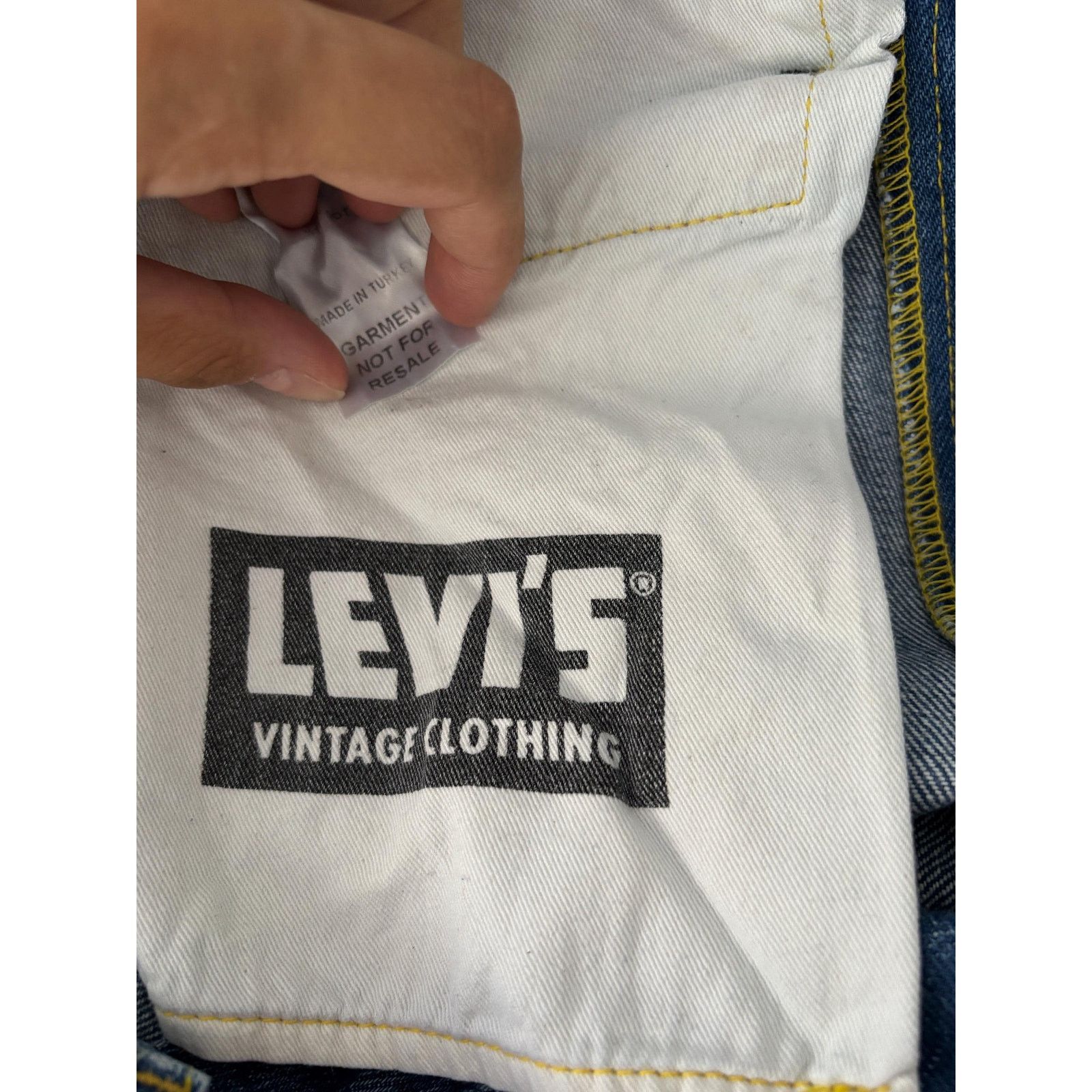 Japanese Brand × Levi's × Levi's Vintage Clothing Levi's VCG 701 W28 Selvedge Pink ID High Waist Straight Rare Size US 28 / EU 44 - 10 Thumbnail
