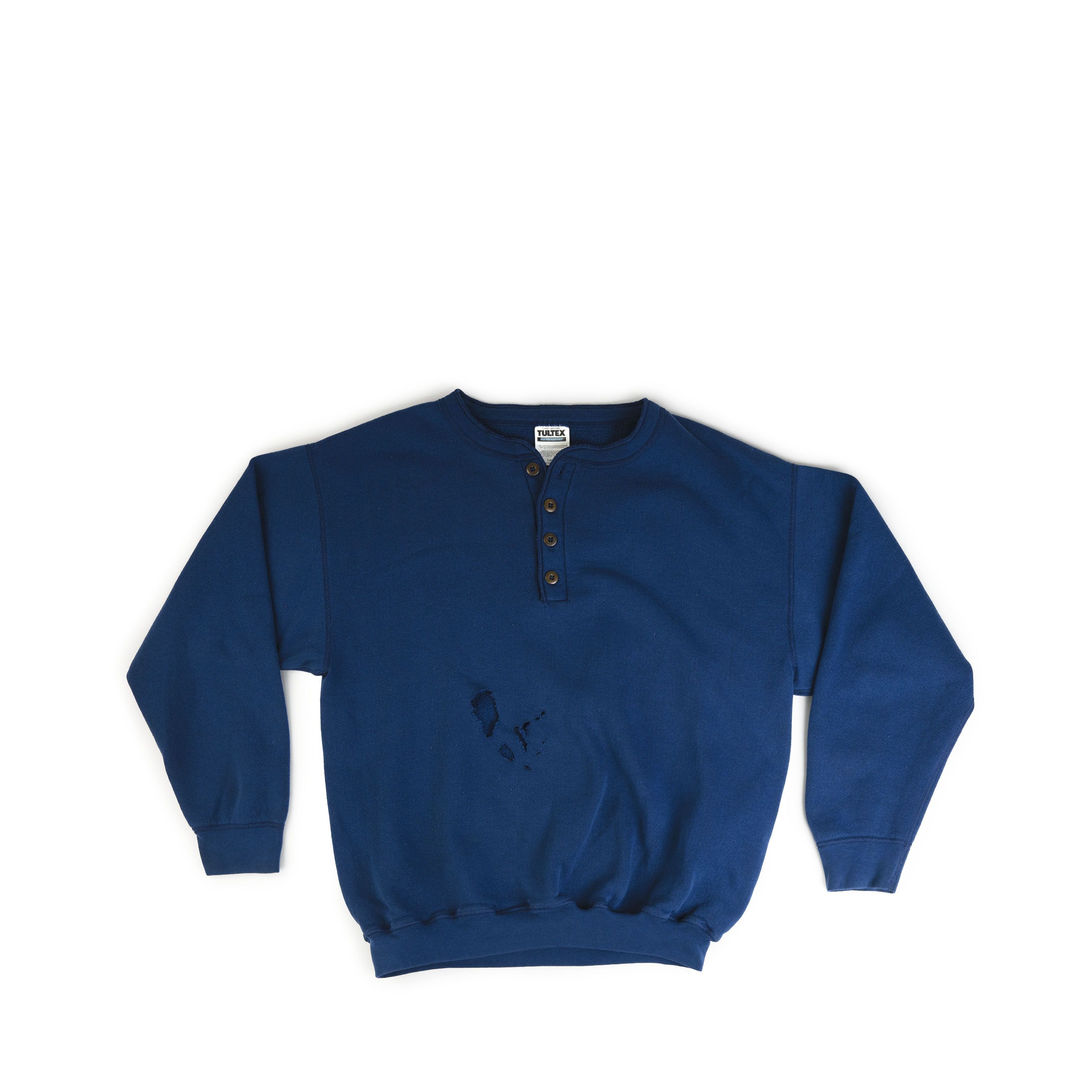 Tultex Vintage 1990's Thrashed Crewneck Size US L / EU 52-54 / 3 - 1 Thumbnail