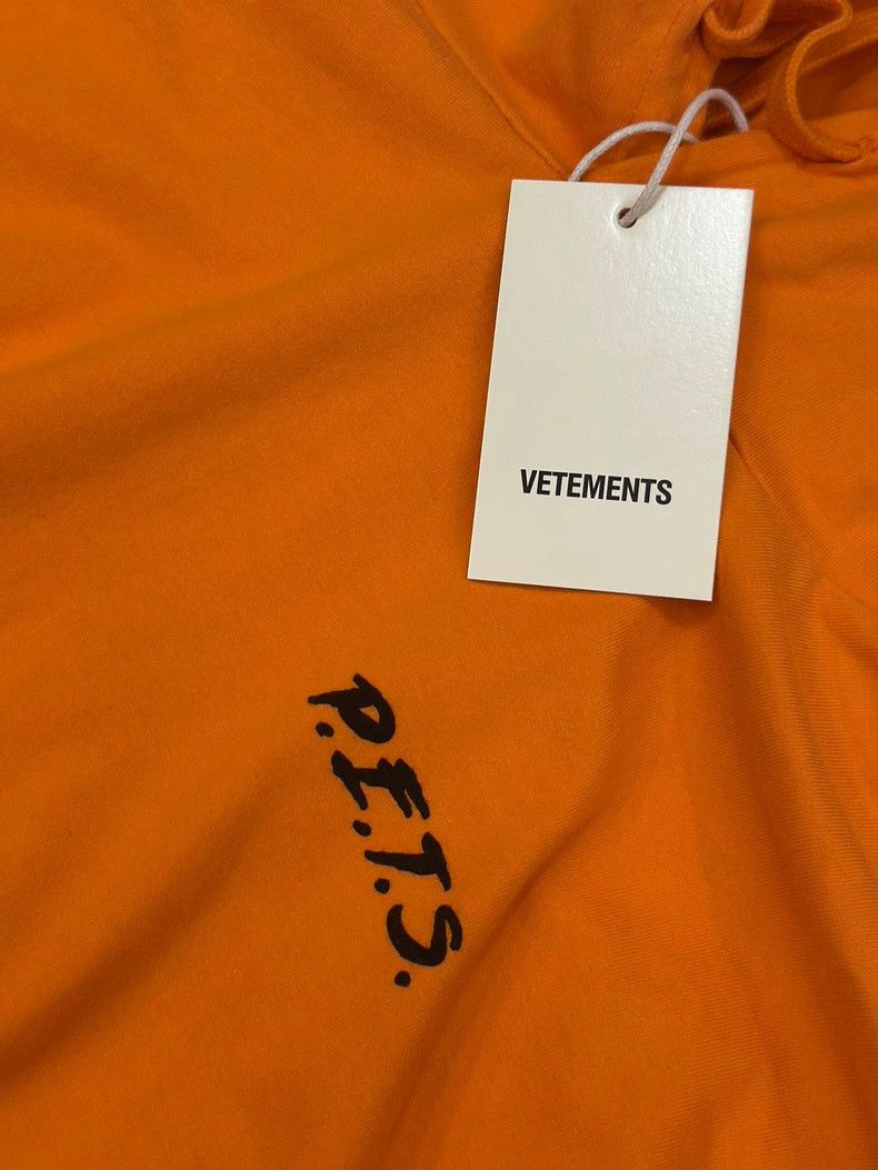 Vetements Vetements 18SS P.E.T.S Oversized Hoodie with Giant Sleeves Size US XS / EU 42 / 0 - 2 Thumbnail