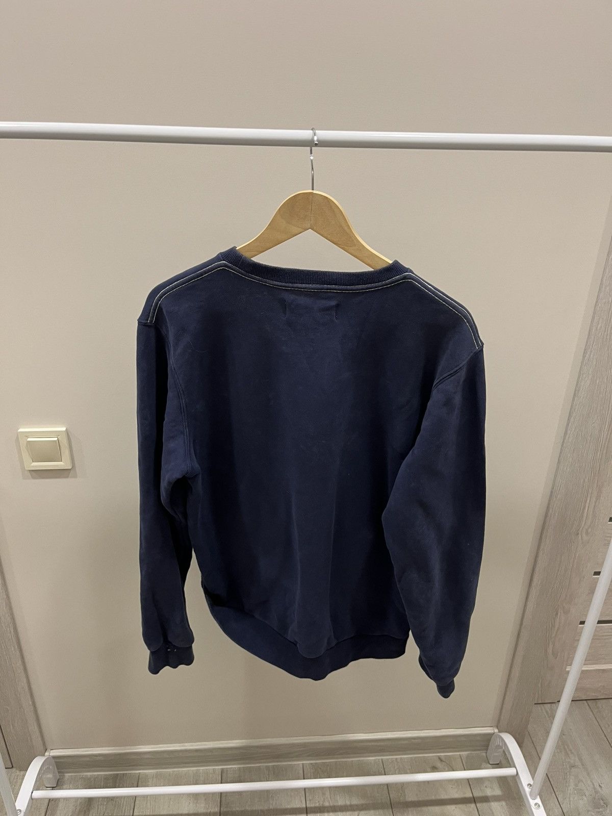SUPREMEBEING Supremebeing Face Sweatshirt Blue Y2K Rare Size US L / EU 52-54 / 3 - 3 Thumbnail