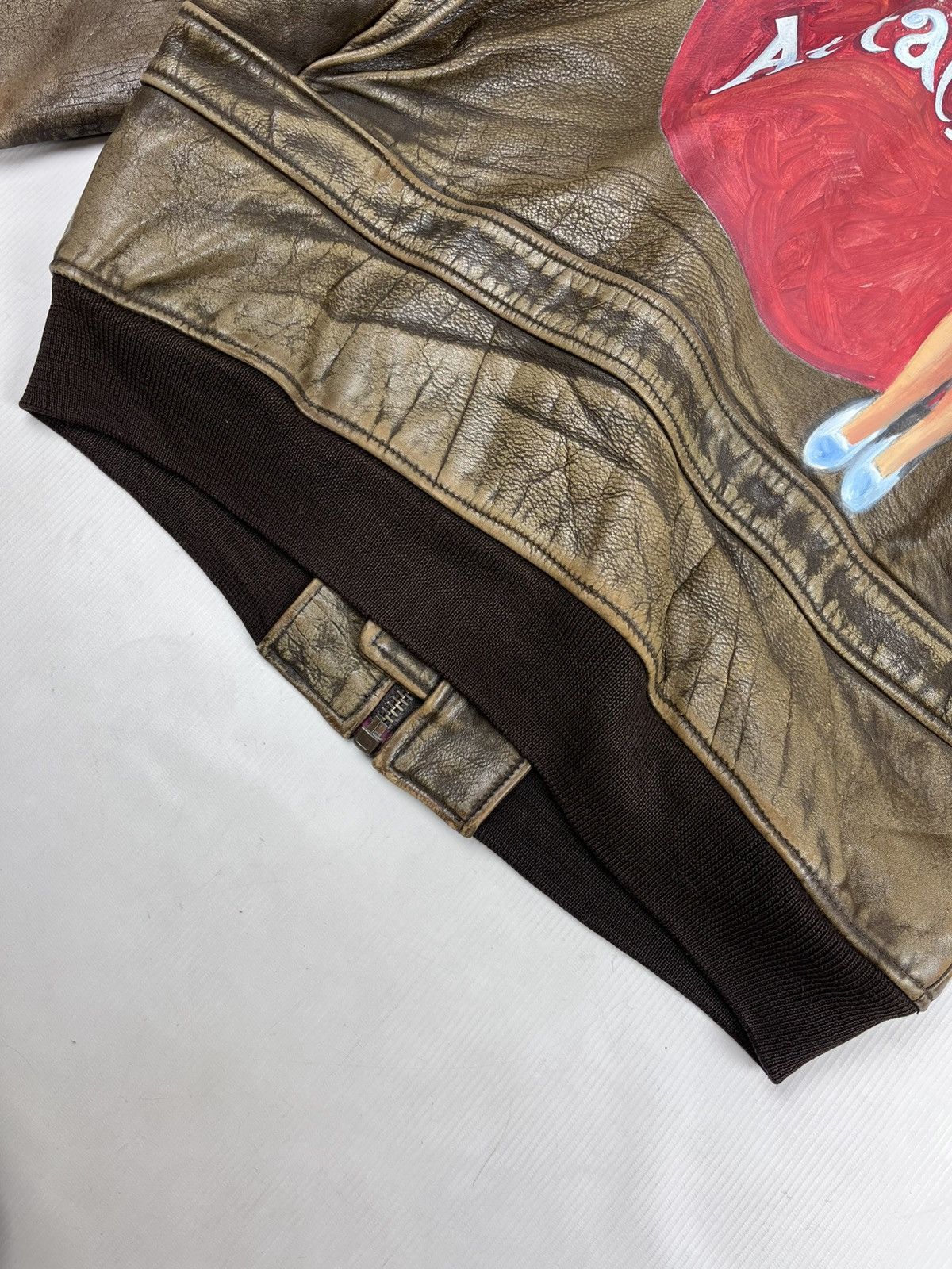 Avirex 90s Avirex G-1 Custom Paint Jacket Size US L / EU 52-54 / 3 - 5 Thumbnail