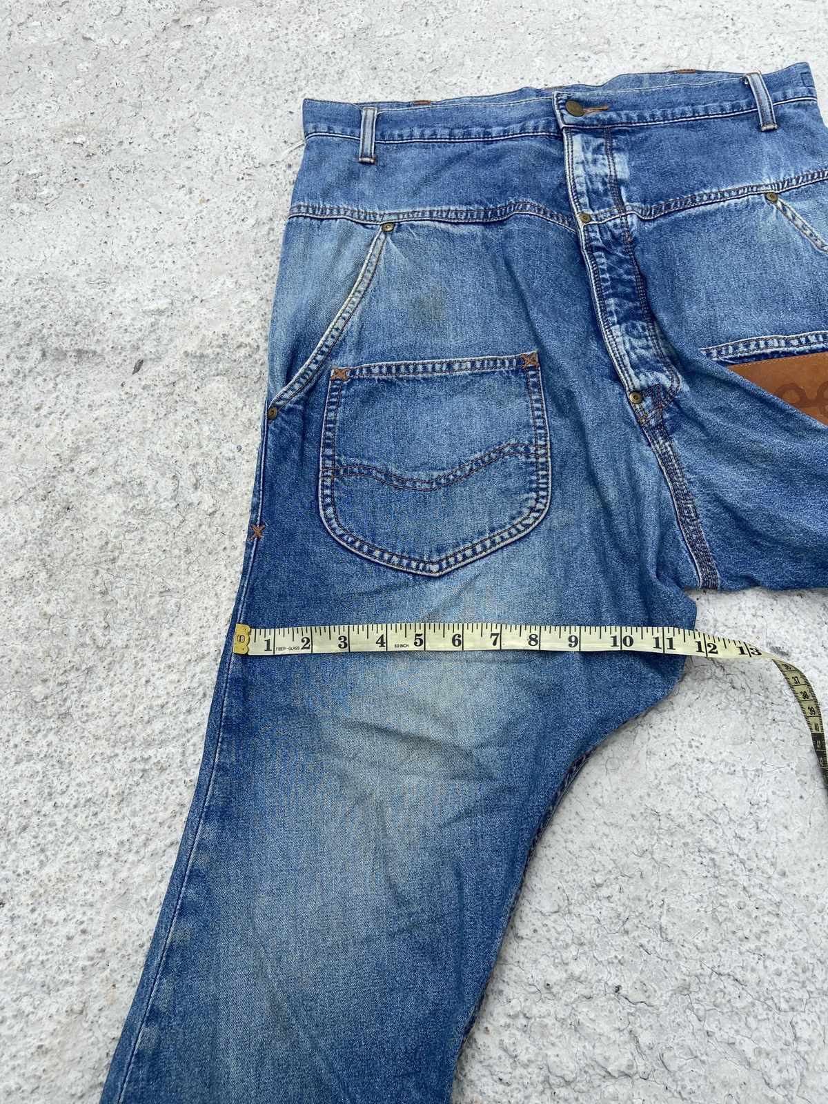 Japanese Brand × Lee × mercibeaucoup Crazy Design Lee X Mercibeaucoup Denim Size US 34 / EU 50 - 8 Thumbnail