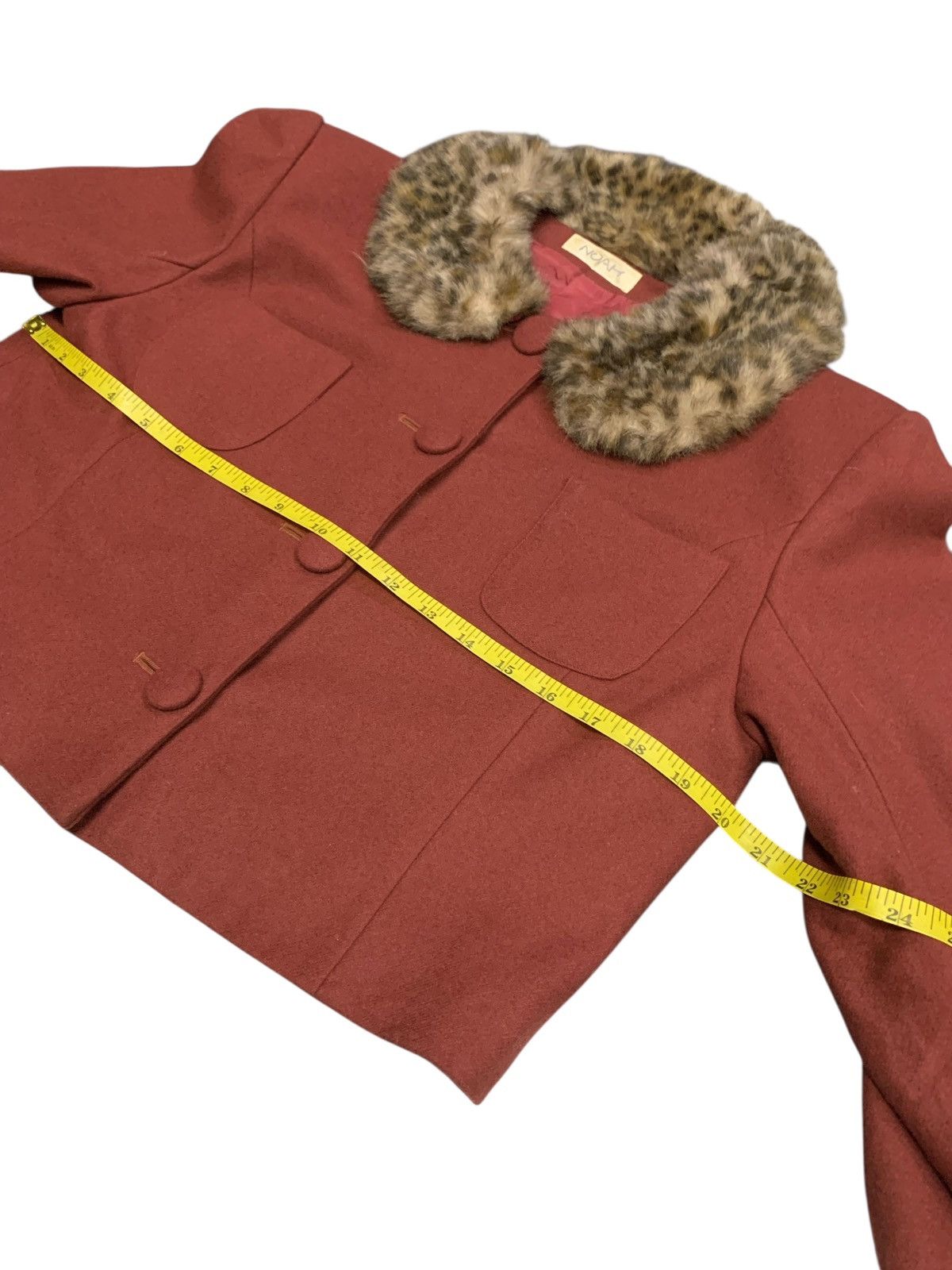 Noah Very Rare Noah Crop Top Fur Button Ups Jacket Size L / US 10 / IT 46 - 9 Thumbnail