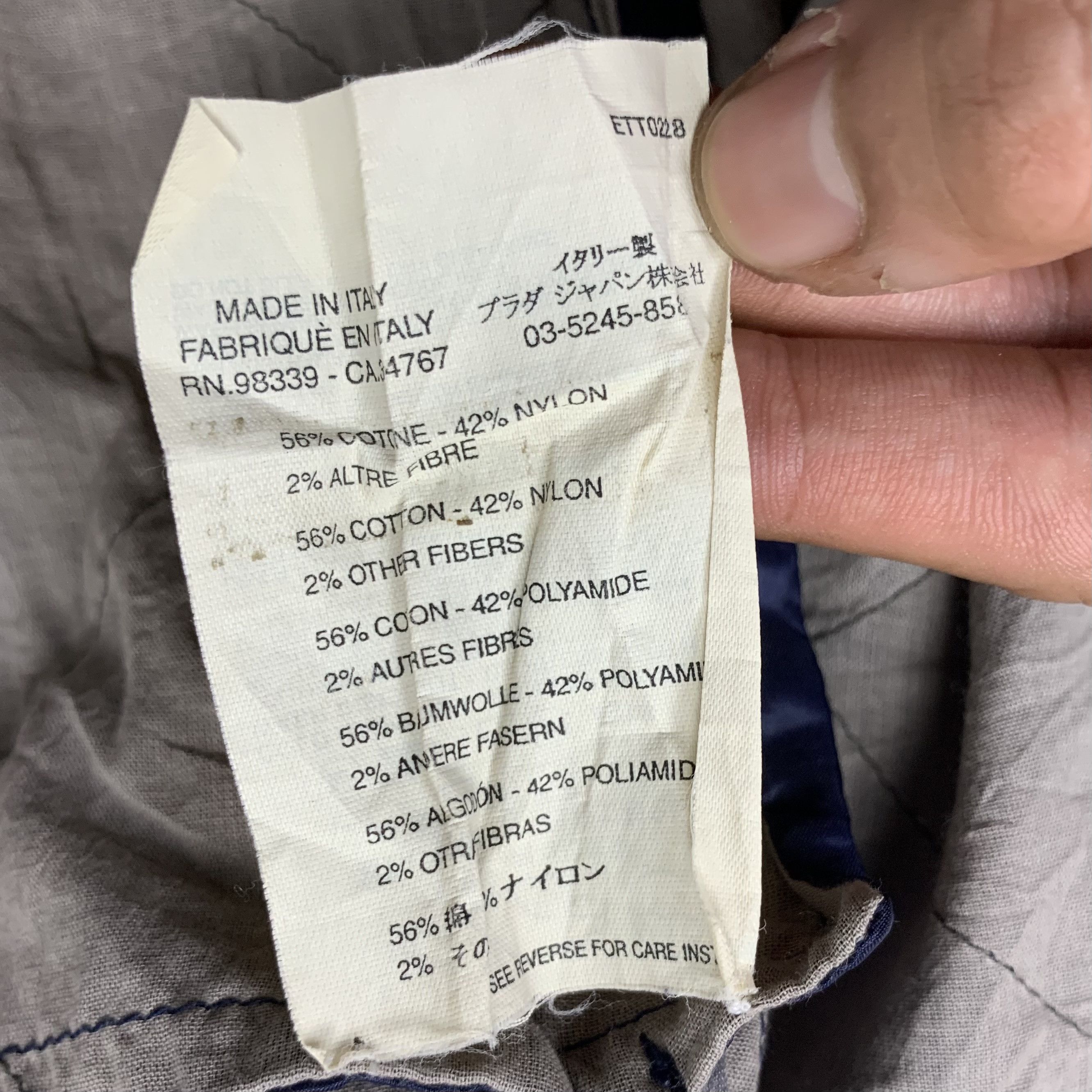 Prada Vintage Prada Jacket Size US S / EU 44-46 / 1 - 9 Thumbnail