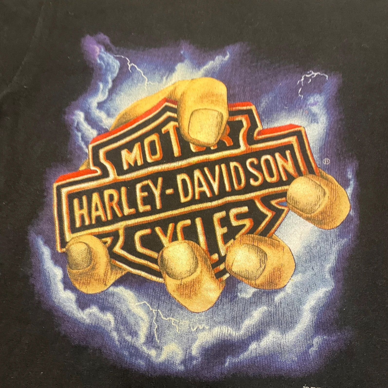 Harley Davidson Vintage 1991 Harley Davidson 3d emblem t-shirt Size US M / EU 48-50 / 2 - 3 Thumbnail