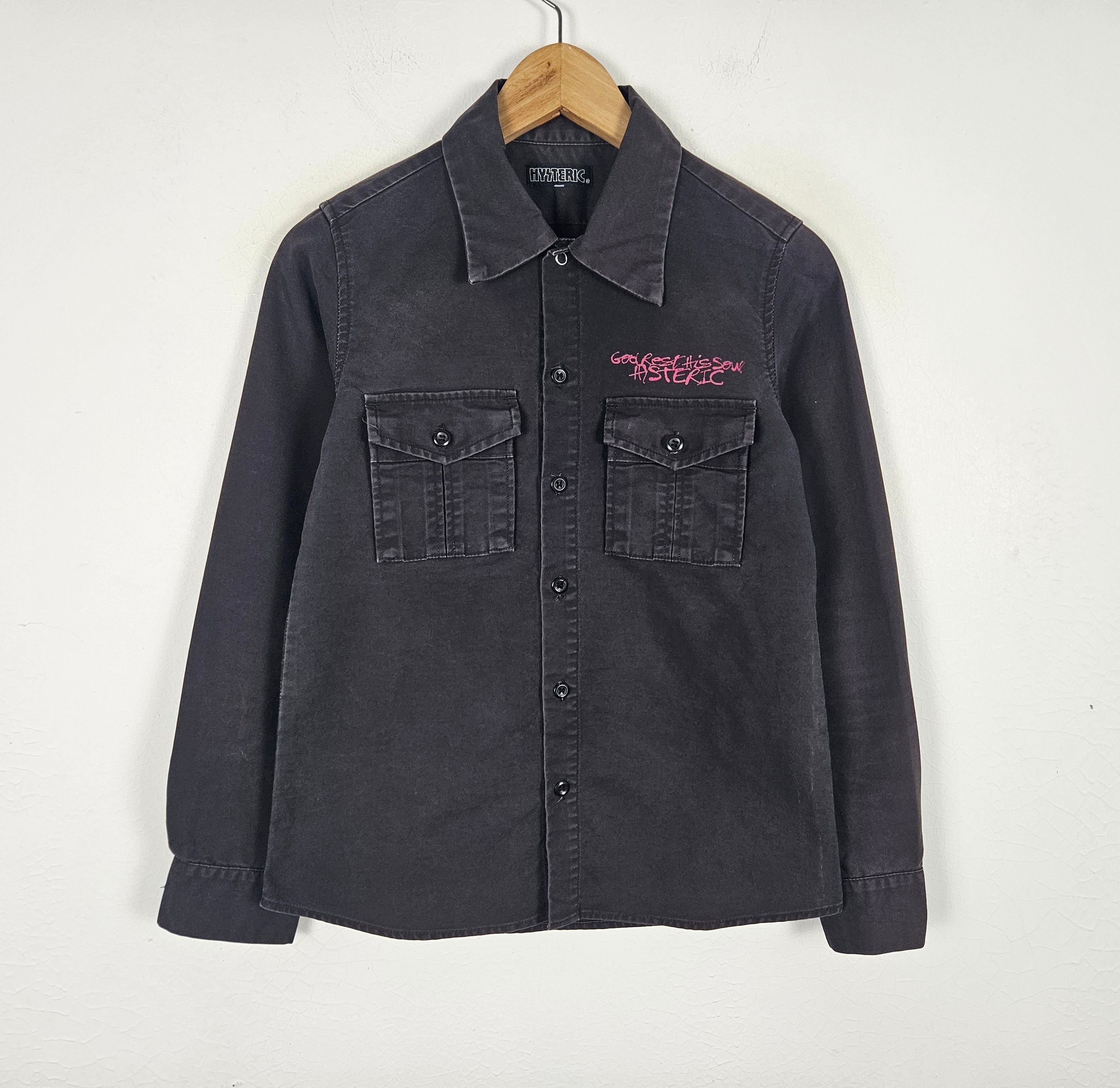 Hysteric Glamour Hysteric Glamour God Rest His Soul Workwear shirt Size US S / EU 44-46 / 1 - 3 Thumbnail
