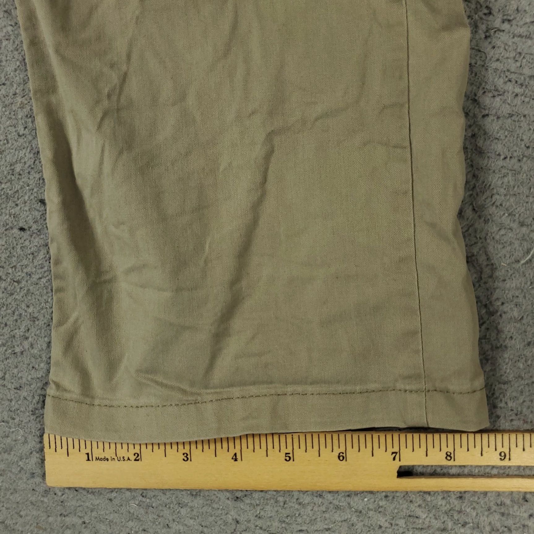 Vintage Hiltl Pants Mens Size 31x28 Beige Relaxed Straight Leg Chino 5 Pocket Trousers Size US 31 - 6 Thumbnail