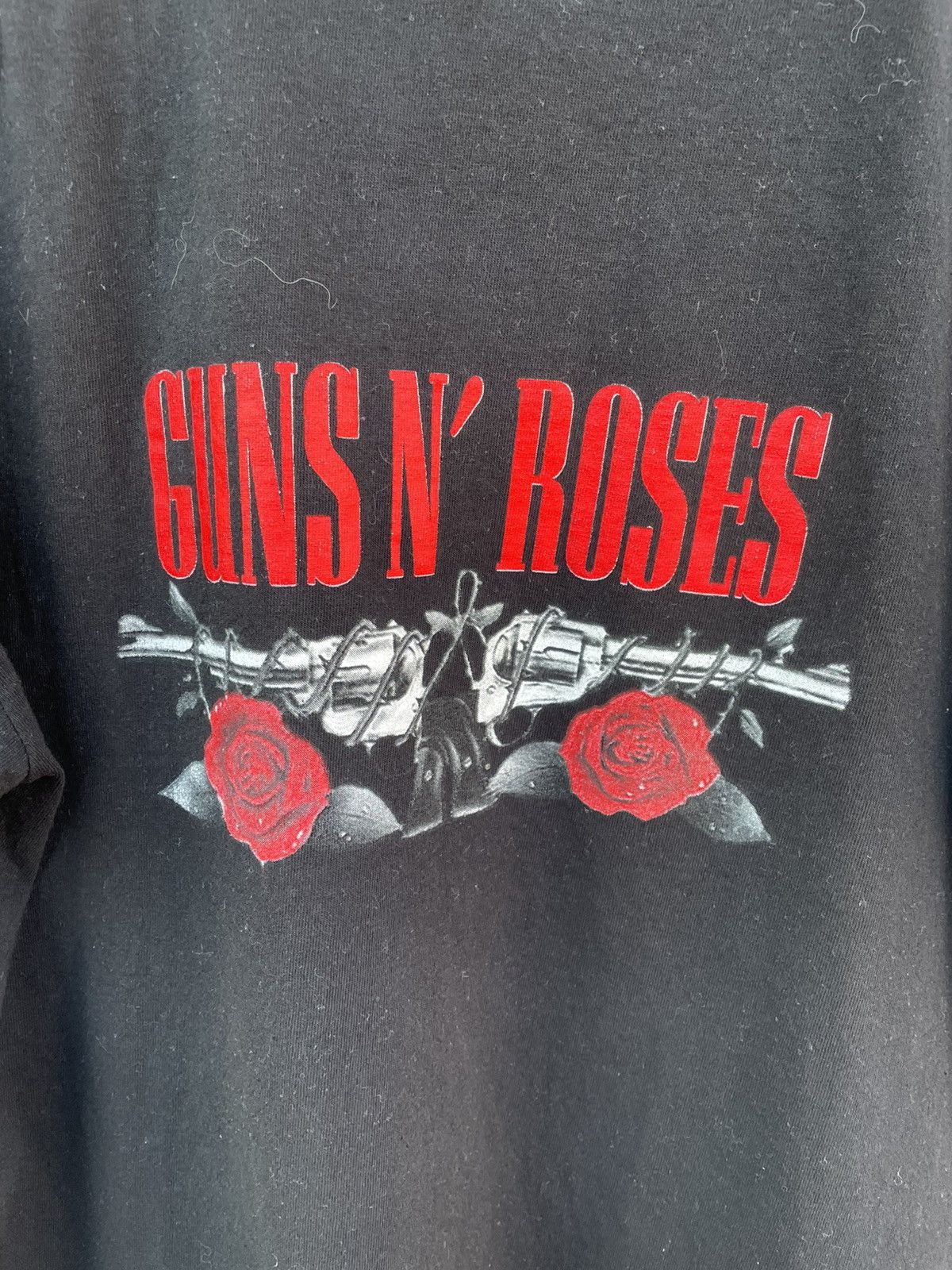 Other Vintage 90s Guns & Roses Band Bootleg XL Black T-shirt Size US XL / EU 56 / 4 - 7 Thumbnail