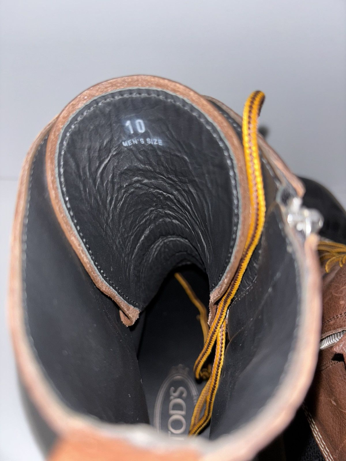 Moncler × Palm Angels × Tod's Moncler x Tod’s x Palm Angels Gommino Leather Boots Size US 11.5 / EU 44-45 - 7 Thumbnail