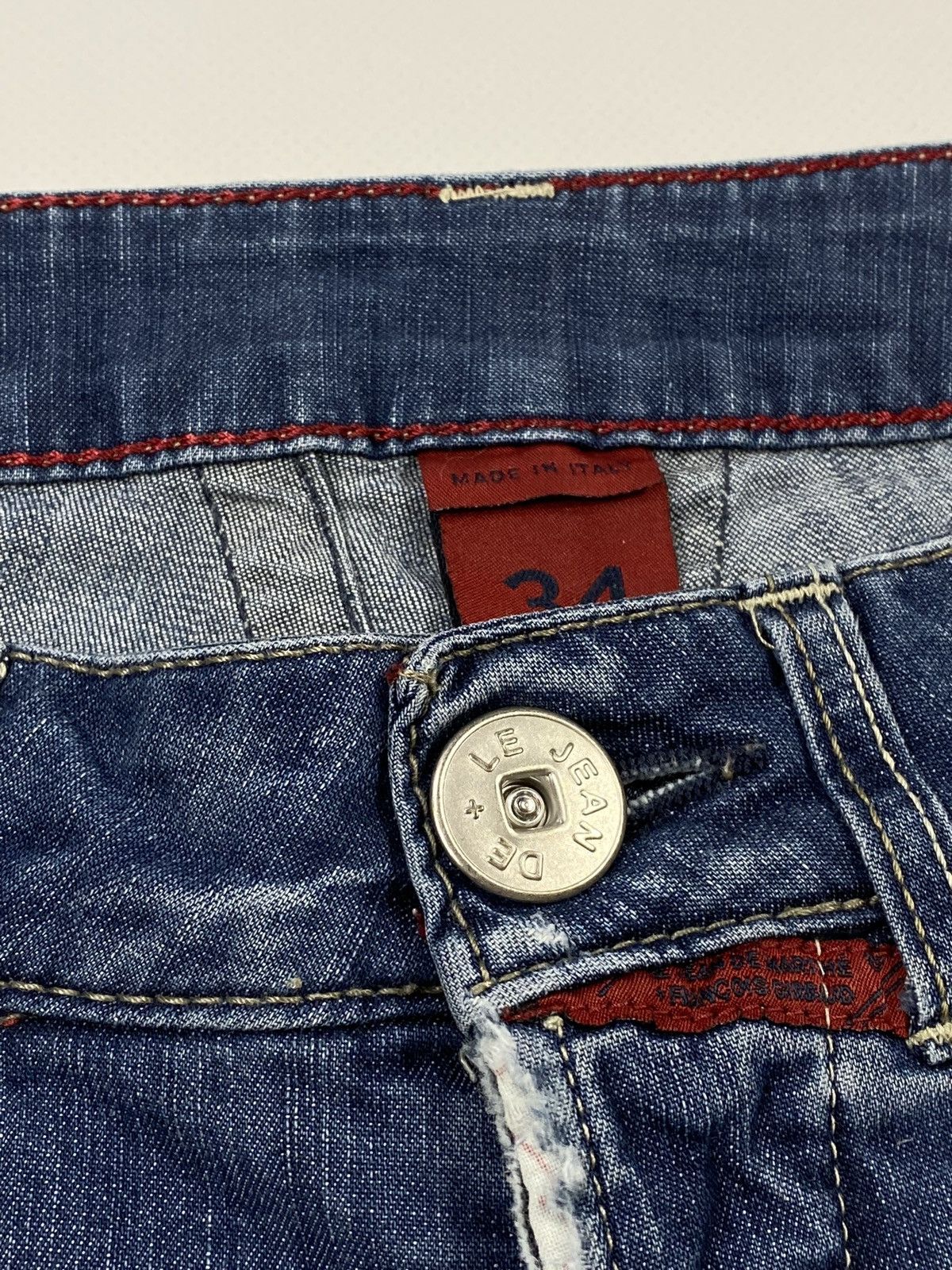 Marithe + Francois Girbaud LASTDROP🔥Y2K Le Jean De Marithe Francois Girbaud Mini Shorts Size 34" / US 12 / IT 48 - 7 Thumbnail