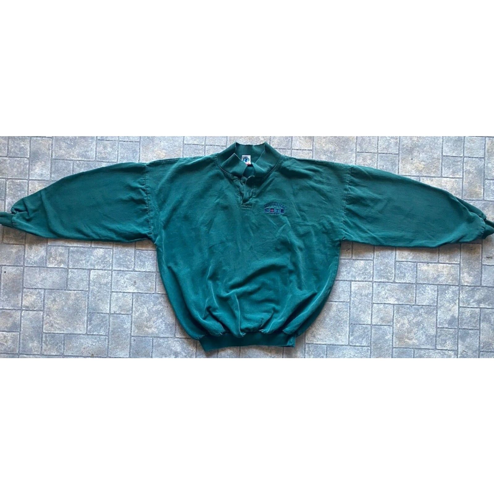 Vintage VINTAGE Wek Sweatshirt Green Size 3 Men’s Long Sleeve Pullover No Buttons Mackinac Island Size US S / EU 44-46 / 1 - 2 Thumbnail