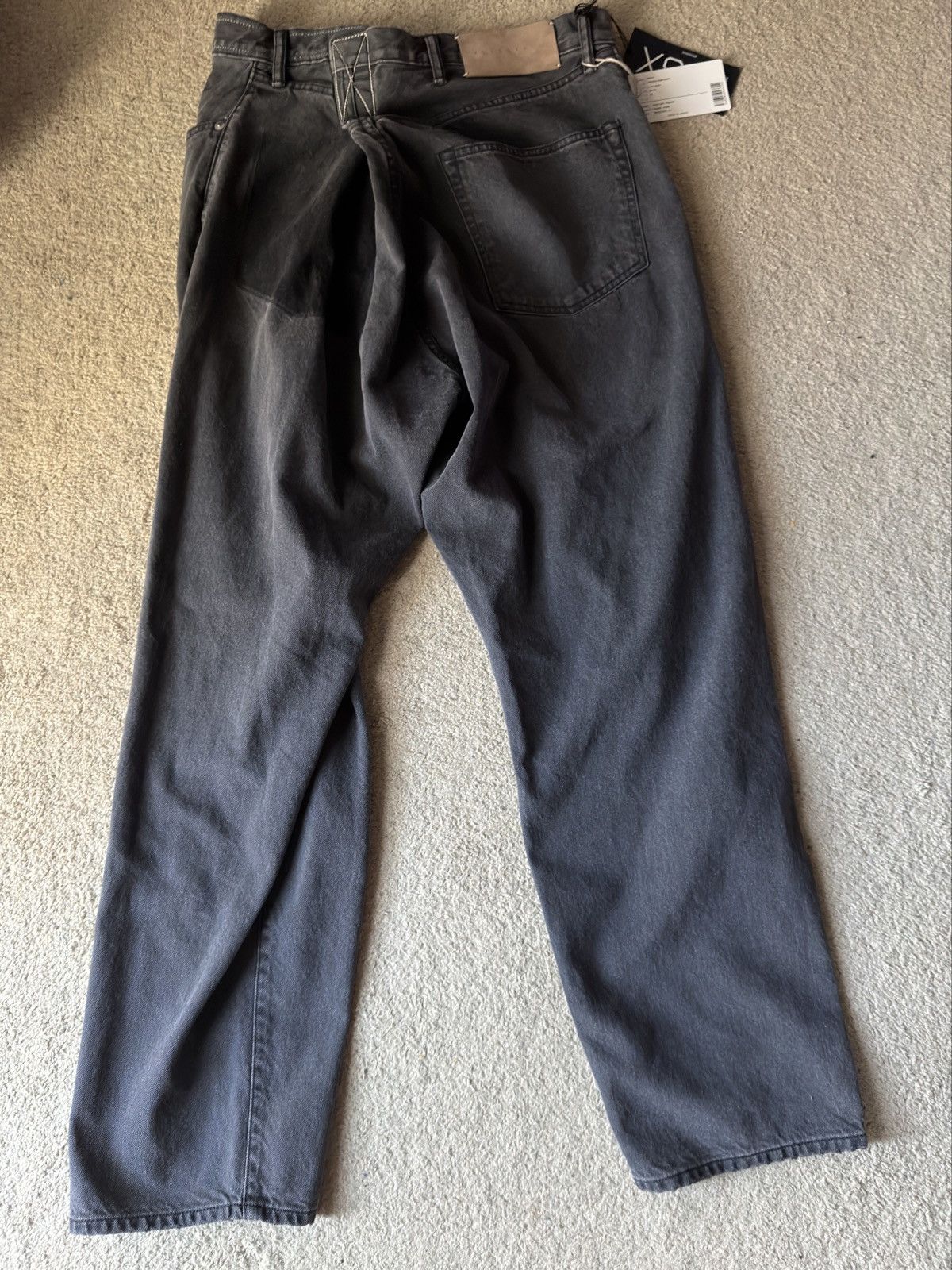 KURO KURO Crossed Black Jeans size 32 Size US 32 / EU 48 - 3 Thumbnail