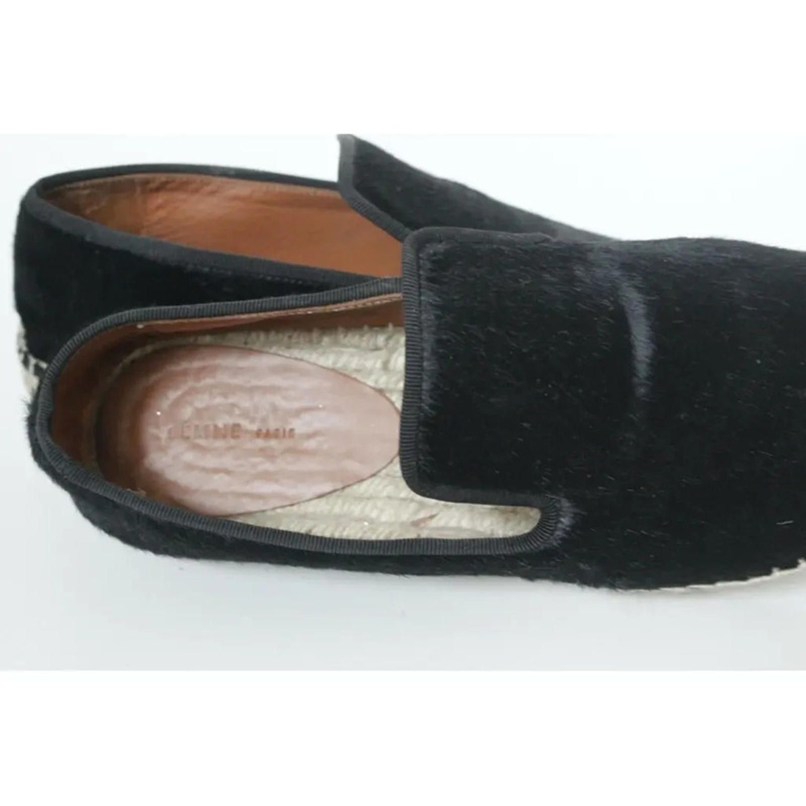 Celine Celine Black Pony Espadrilles Flats 36 uk 3 Size US 5 / IT 35 - 2 Thumbnail