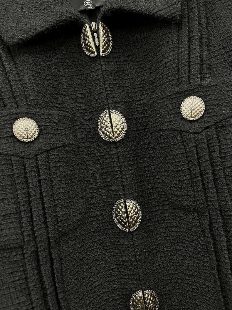 Chanel Chanel Cuban series black zipper jacket Size XS / US 0-2 / IT 36-38 - 2 Thumbnail