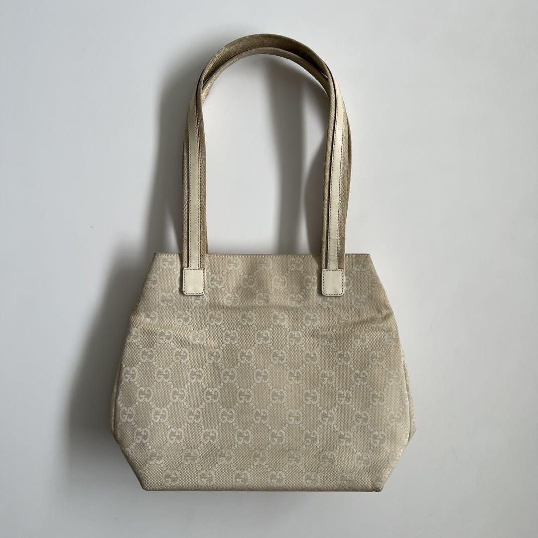 Gucci GUCCI GG PATTERN CANVAS TOTE HAND BAG Size ONE SIZE - 3 Thumbnail