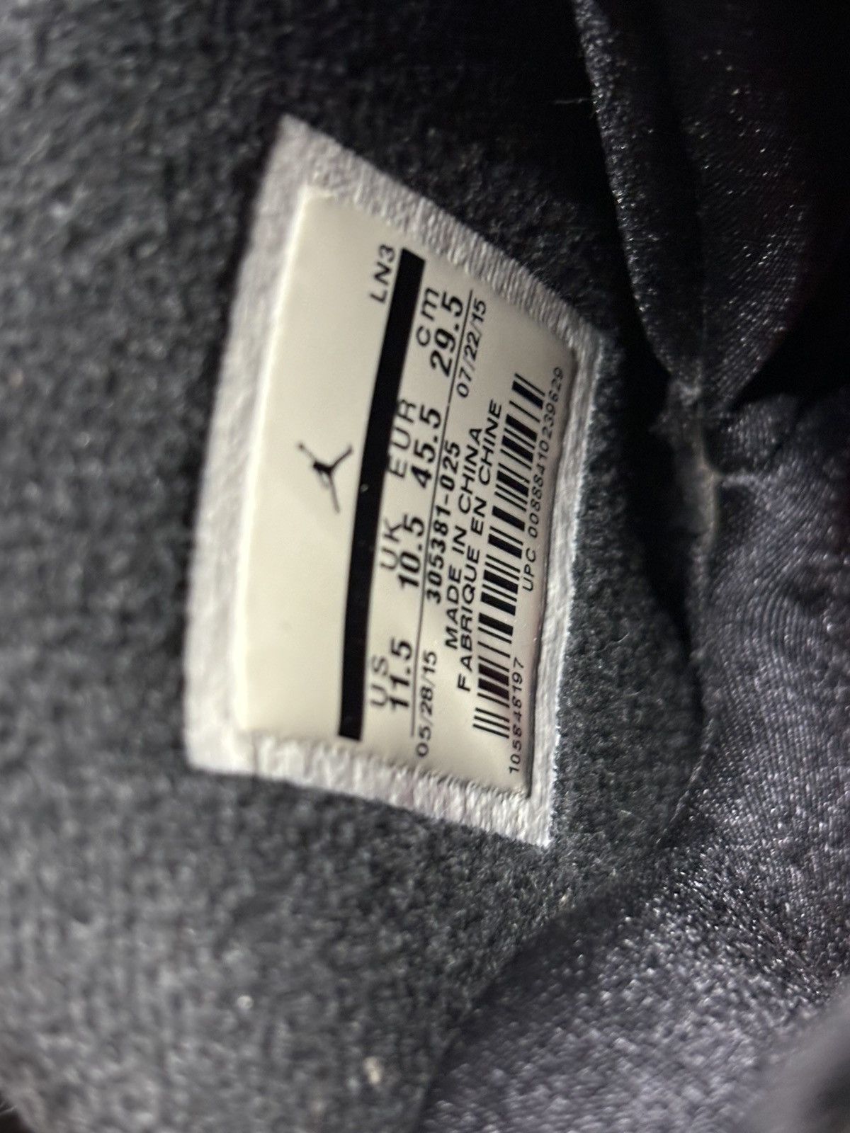 Jordan Brand Air Jordan 8 Retro 2015 Aqua 2015 Size US 11.5 / EU 44-45 - 6 Thumbnail