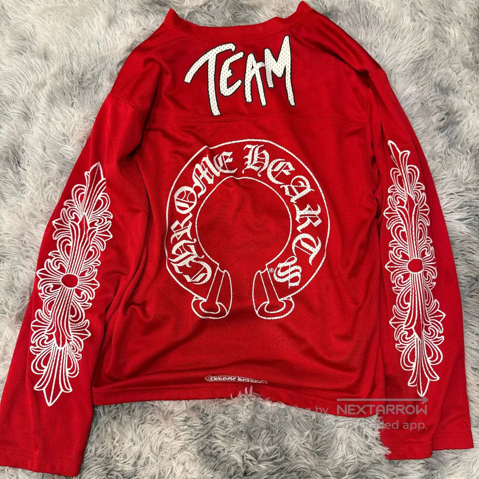 Chrome Hearts Chrome Hearts Red Graffiti Hockey Jersey. Size US M / EU 48-50 / 2 - 7 Thumbnail