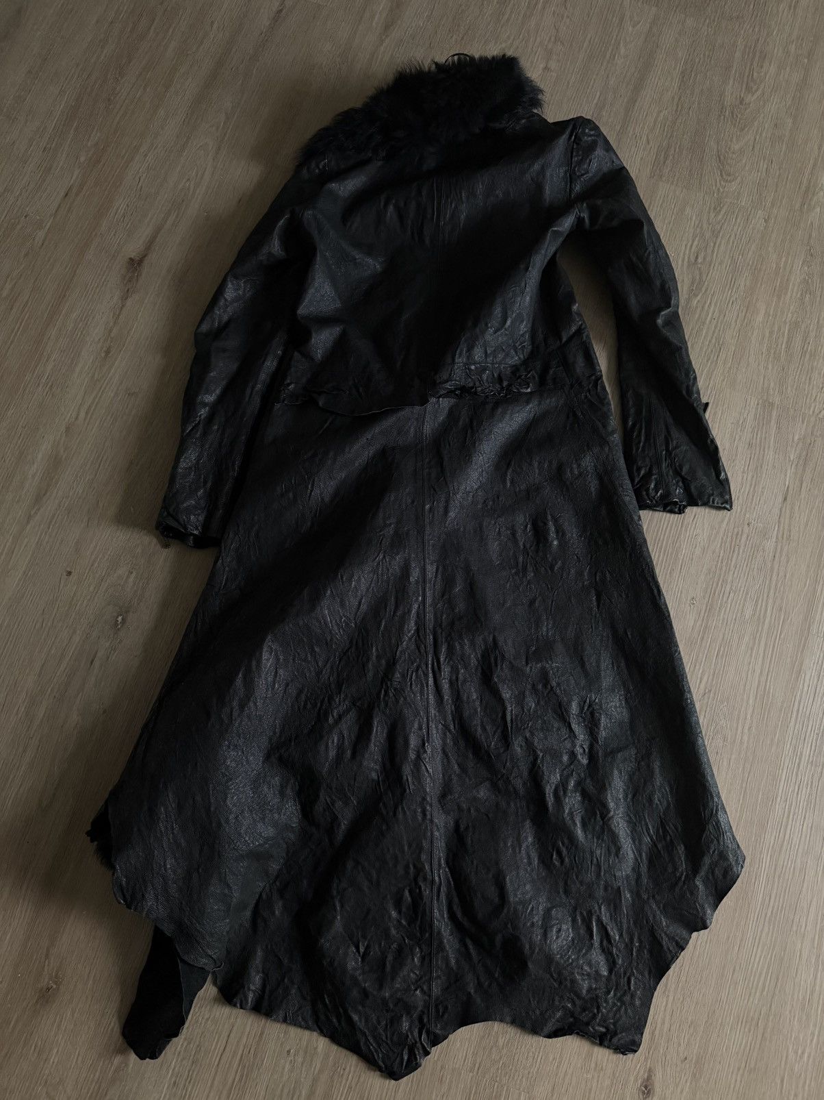 Yasuyuki Ishii Yasuyuki Ishii Leather Mouton Trench Coat Size US S / EU 44-46 / 1 - 2 Thumbnail