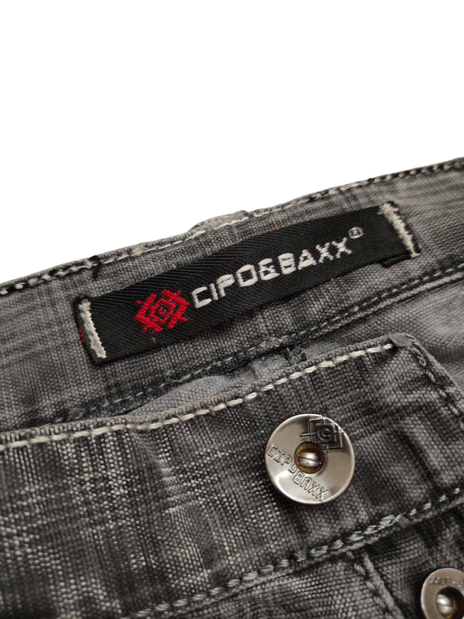 If Six Was Nine Cipo & Maxx Double Waist Cut & Sew Jeans Doublet Styles Size US 32 / EU 48 - 16 Thumbnail