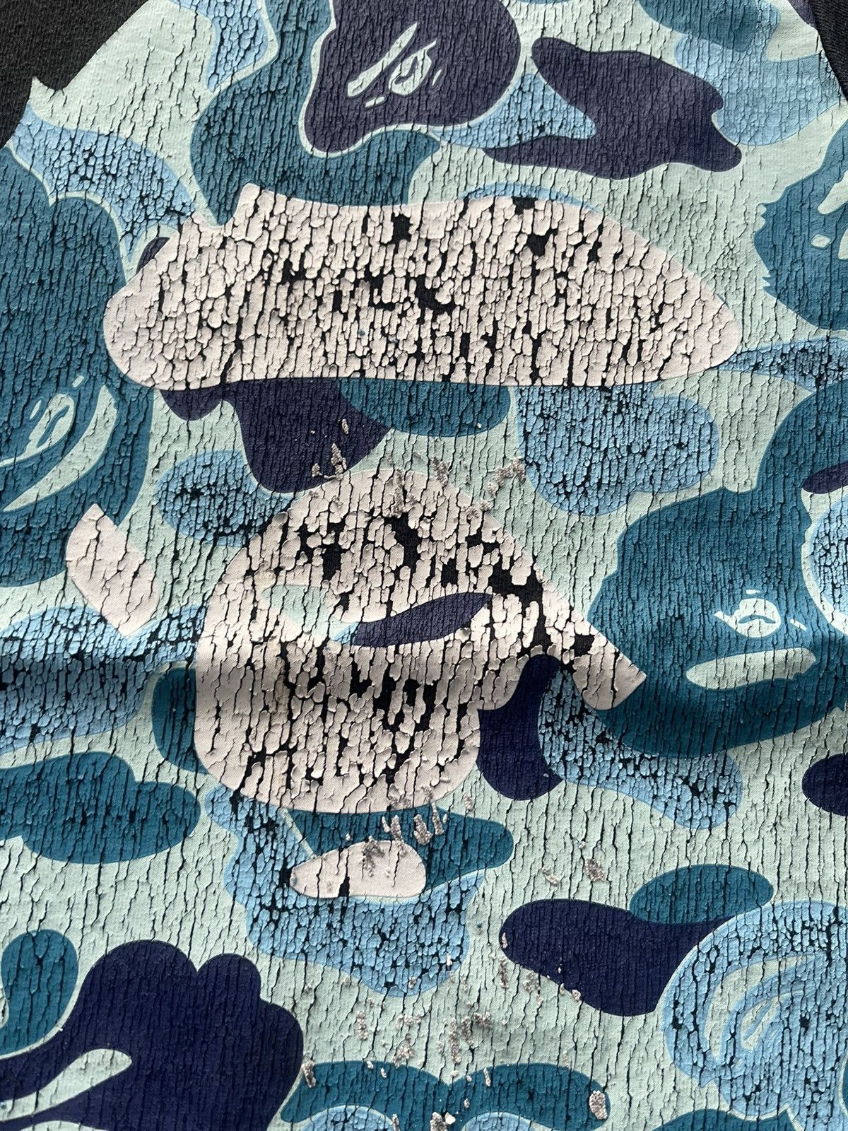 Bape 🔥HOT🔥VINTAGE ABC CAMO SIDE BIG APE HEAD PRINTED CRACK RARE Size US XL / EU 56 / 4 - 7 Thumbnail