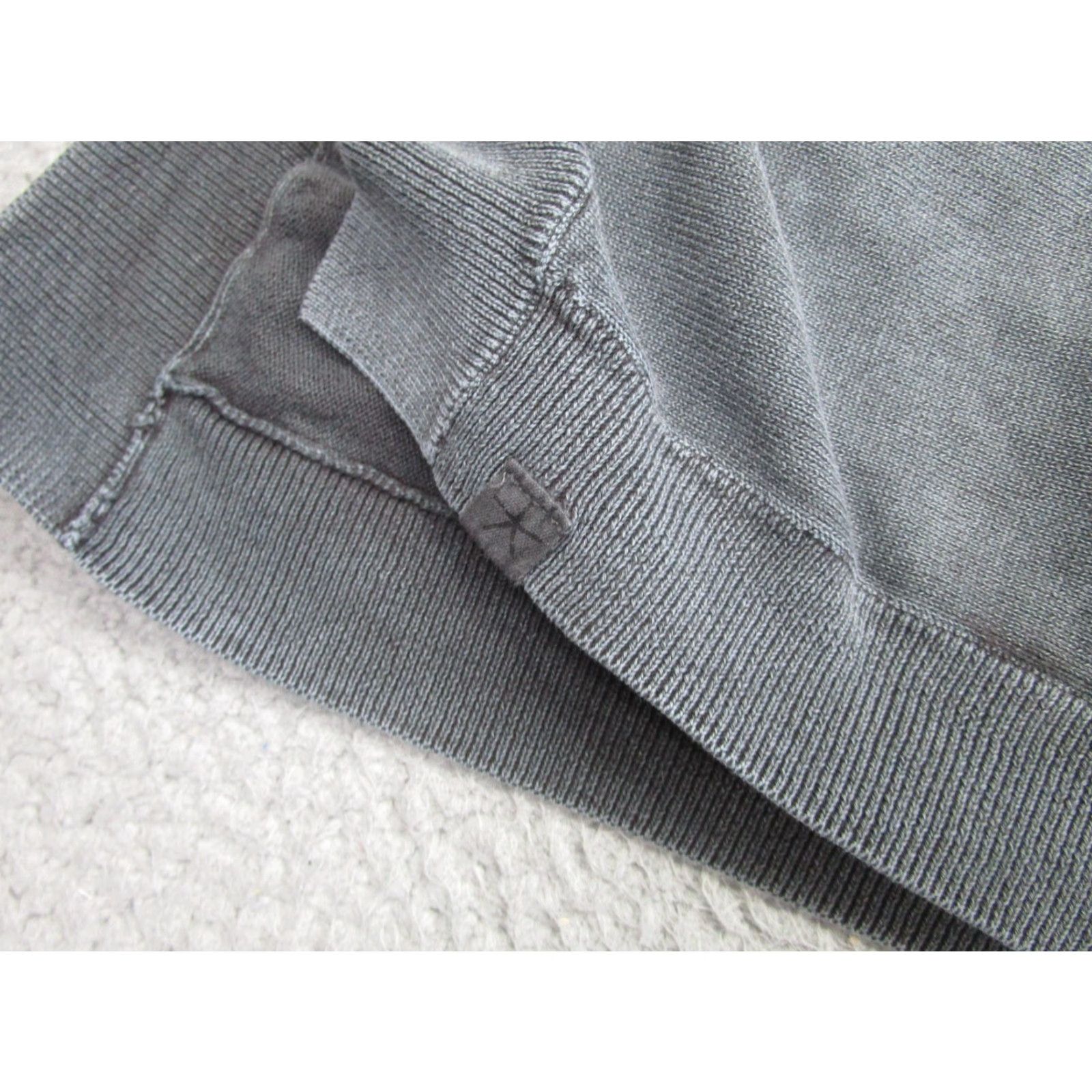 Vintage Barefoot Dreams Cape Sweater Womens One Size Gray Hooded Pockets Oversized BDWES1851 Size ONE SIZE - 4 Thumbnail