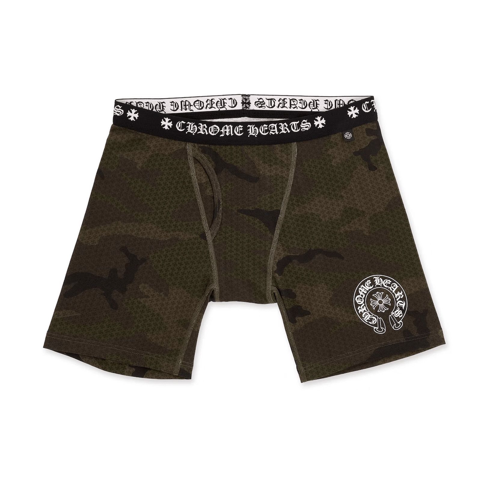 image of Chrome Hearts Long Boxer Brief Camo, Men's
