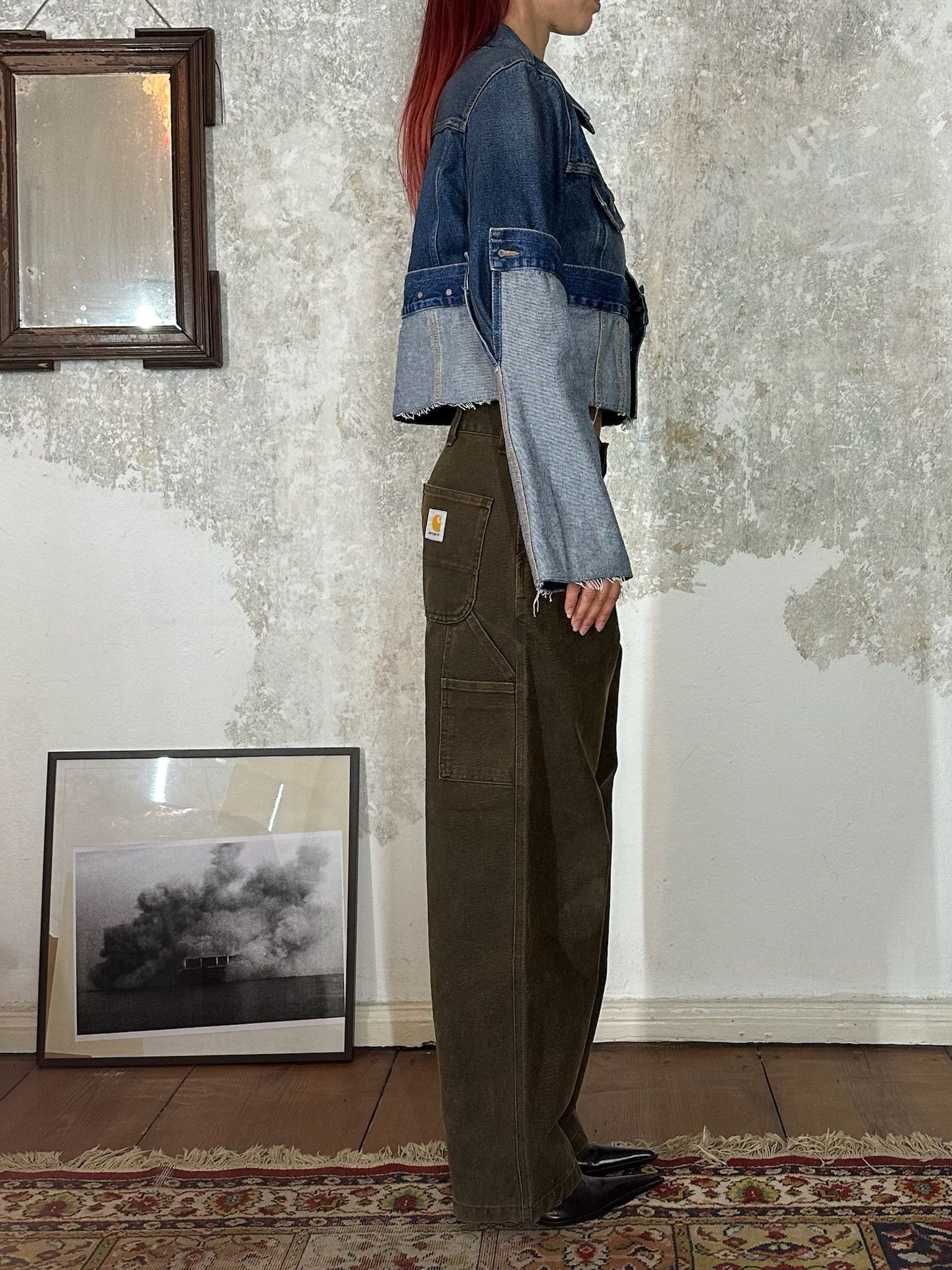 Maison Margiela MM6 Maison Margiela Cropped Denim Jacket Size M / US 6-8 / IT 42-44 - 4 Thumbnail