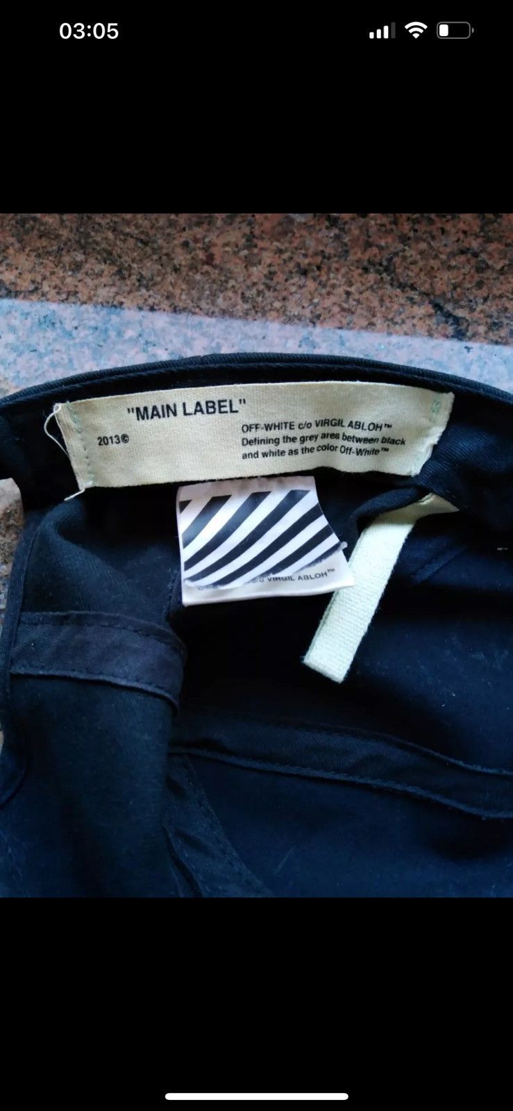 Off-White × Virgil Abloh Off white Spray cap Size ONE SIZE - 2 Thumbnail