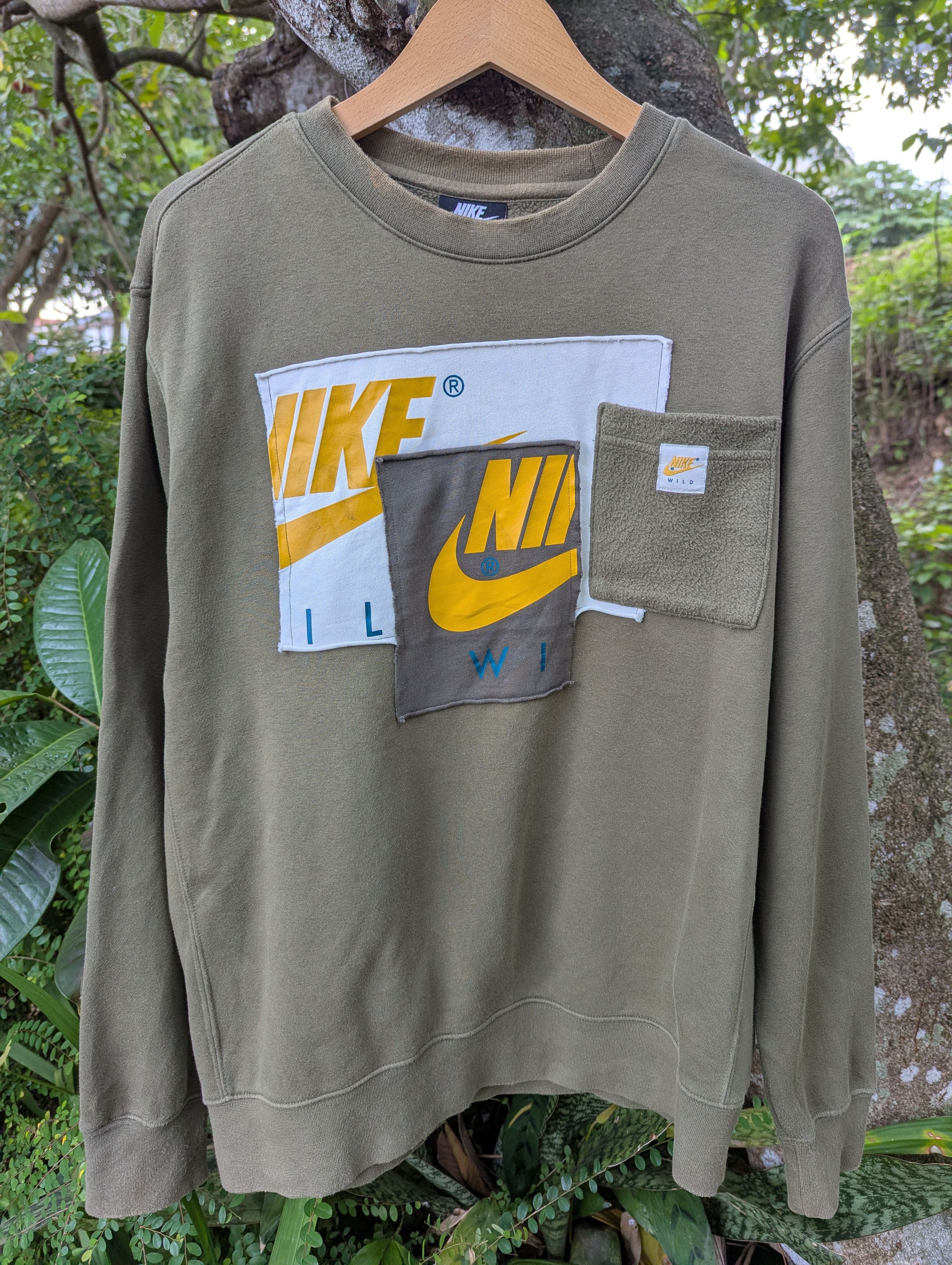 Nike Nike Wild Patchwork Sweatshirt Size US L / EU 52-54 / 3 - 1 Thumbnail