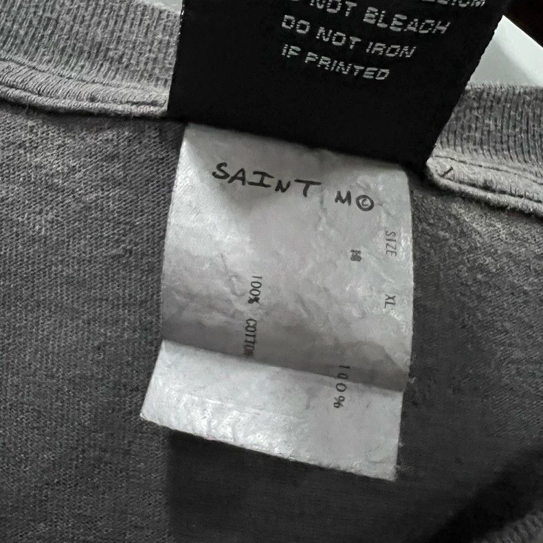 Saint Michael Saint Michael Grey monogrammed logo long sleeve 2502-Nexta Size US M / EU 48-50 / 2 - 4 Thumbnail