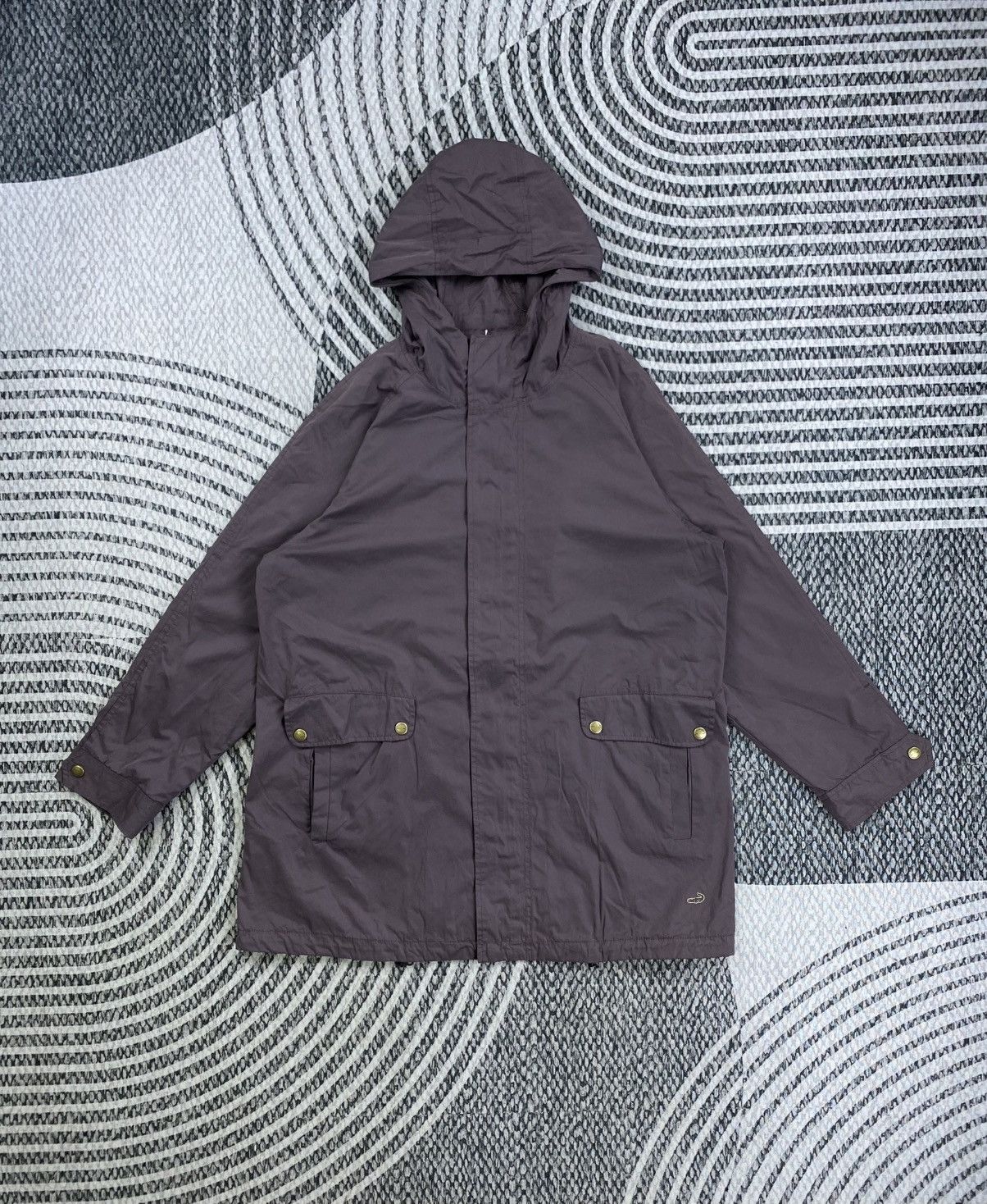 Vintage Crocodile Double Pocket Parka Jacket