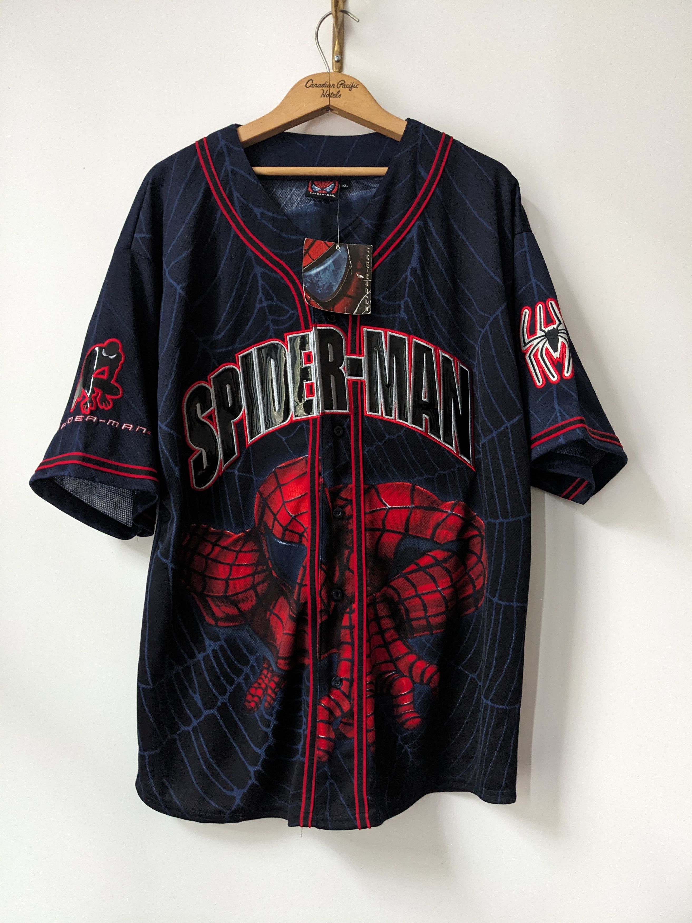 Marvel Comics Vintage Spiderman 1 Jersey Promo Movie Spider Man Size US XL / EU 56 / 4 - 1 Thumbnail