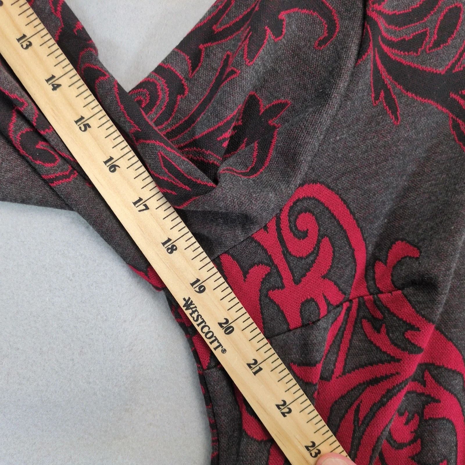 Other Cato Woman A-Line Knit Midi Dress Plus Size 22/24W Paisley Size 3XL / US 20-22 - 6 Thumbnail