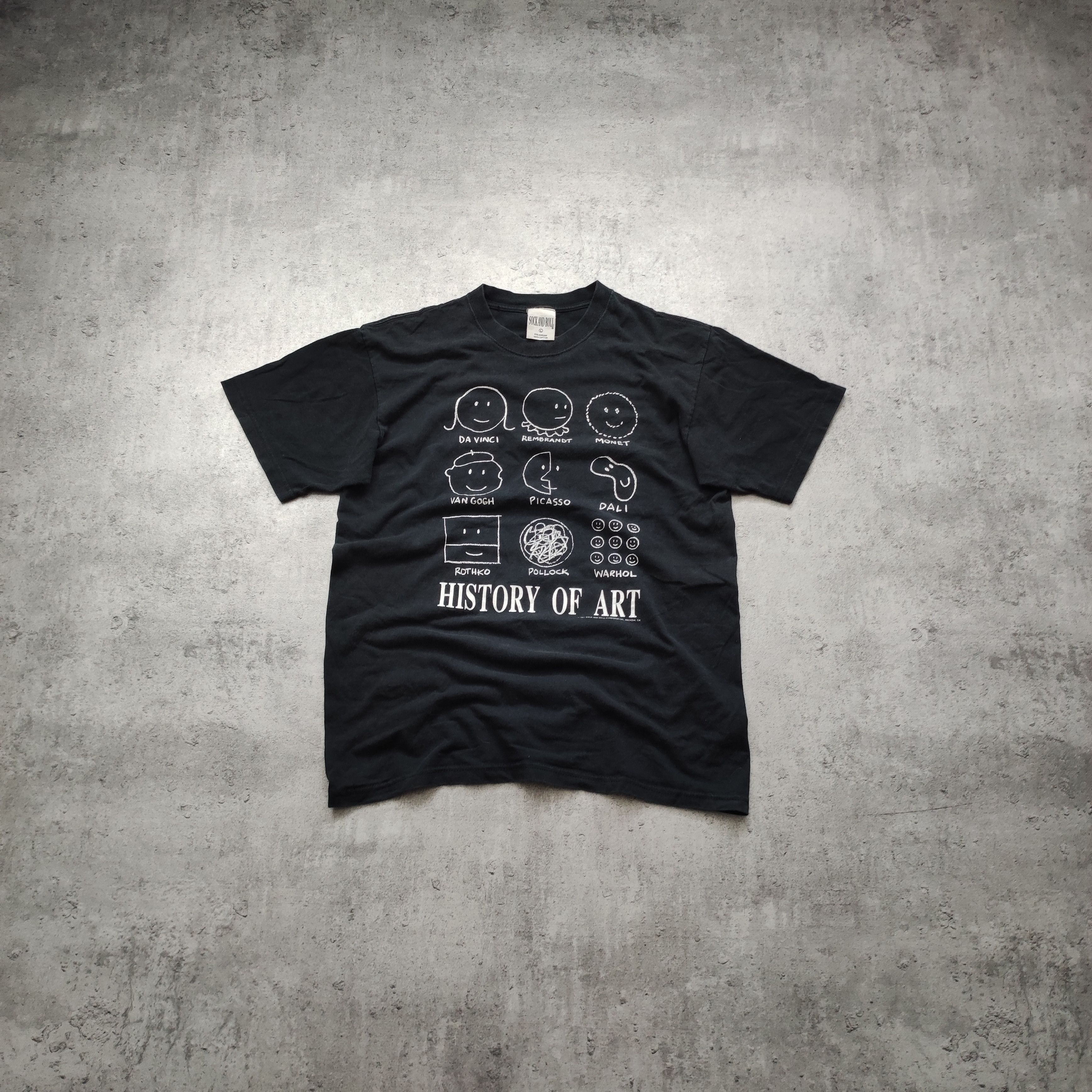 90's HISTORY OF ART アートTシャツ 