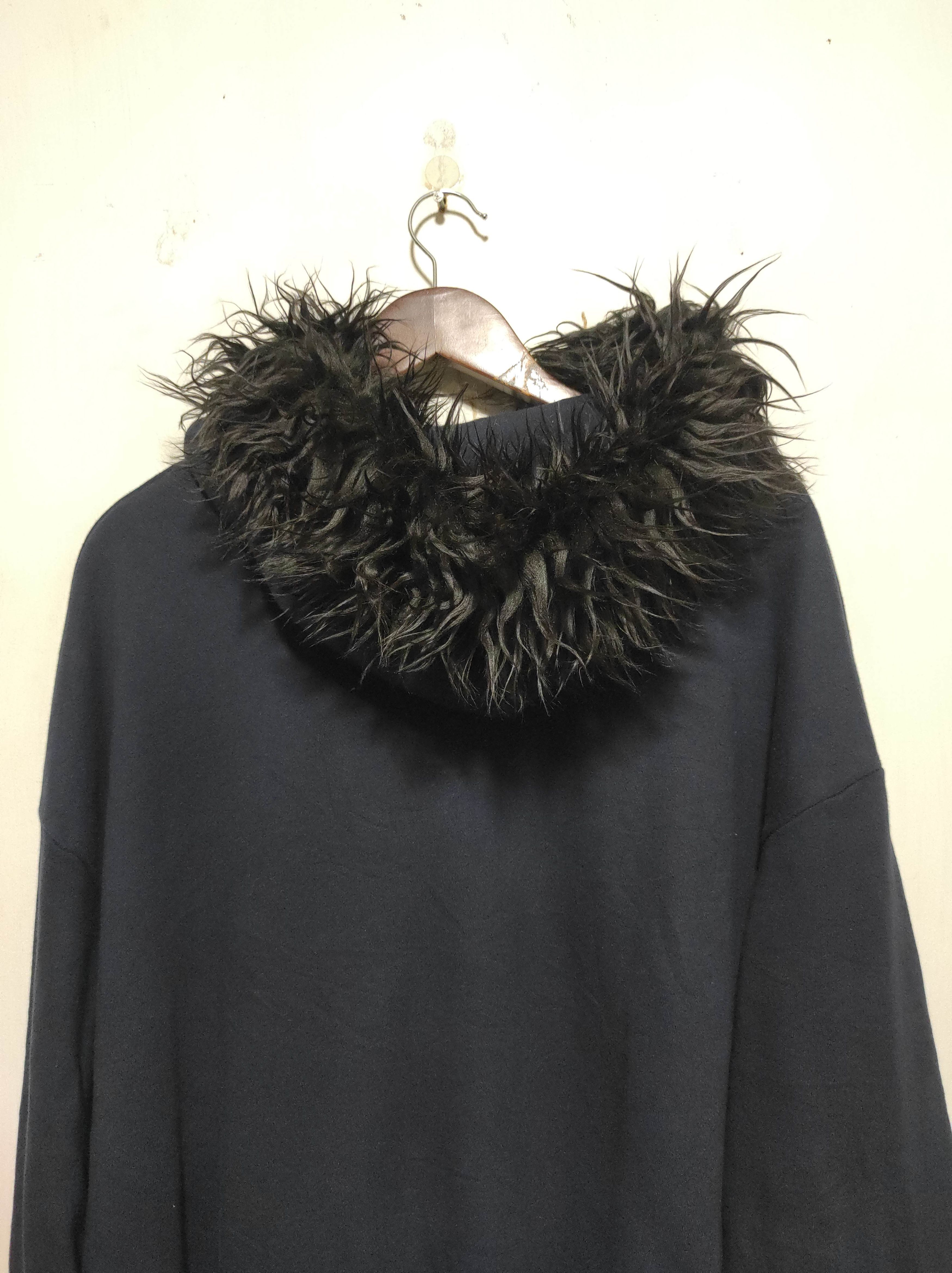 Come N.Y.C Boxy Zip Fur Hoodie LGB IfSixWasNine style
