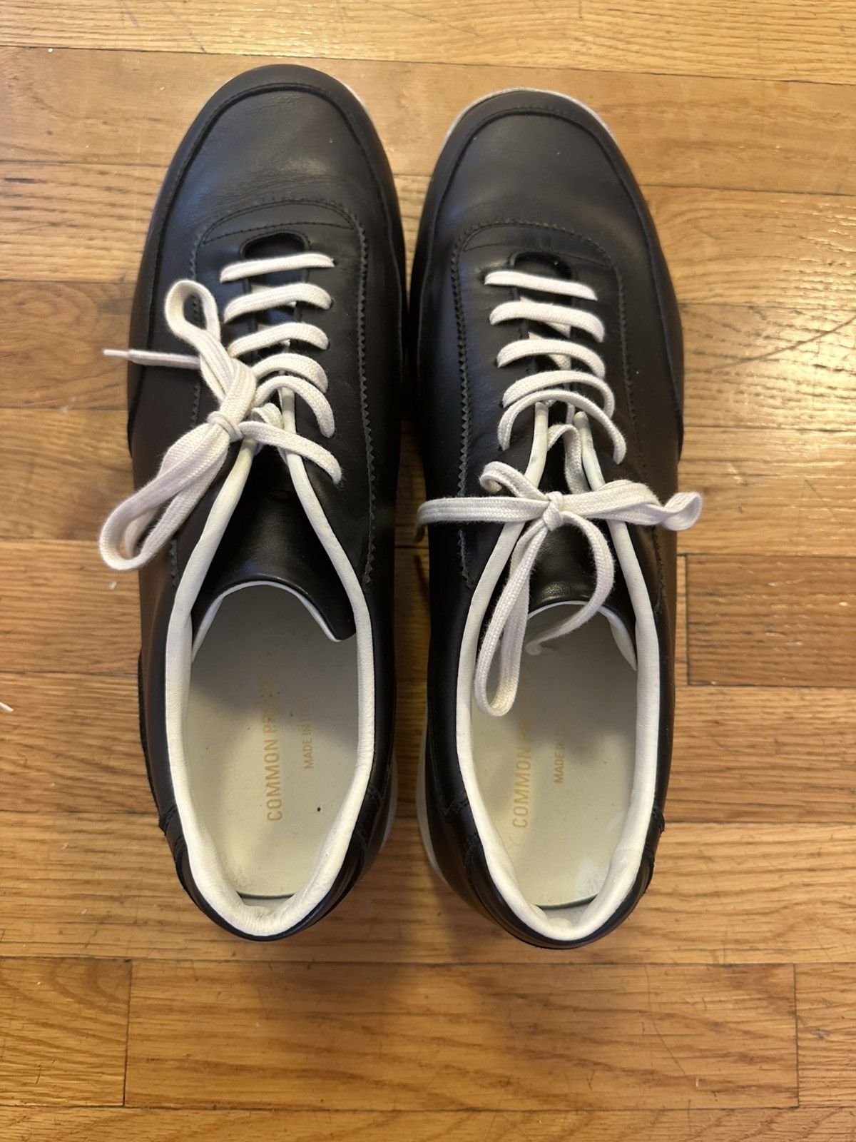 Common Projects Common Projects New Leather Track Sneakers Size US 14 / EU 47 - 3 Thumbnail