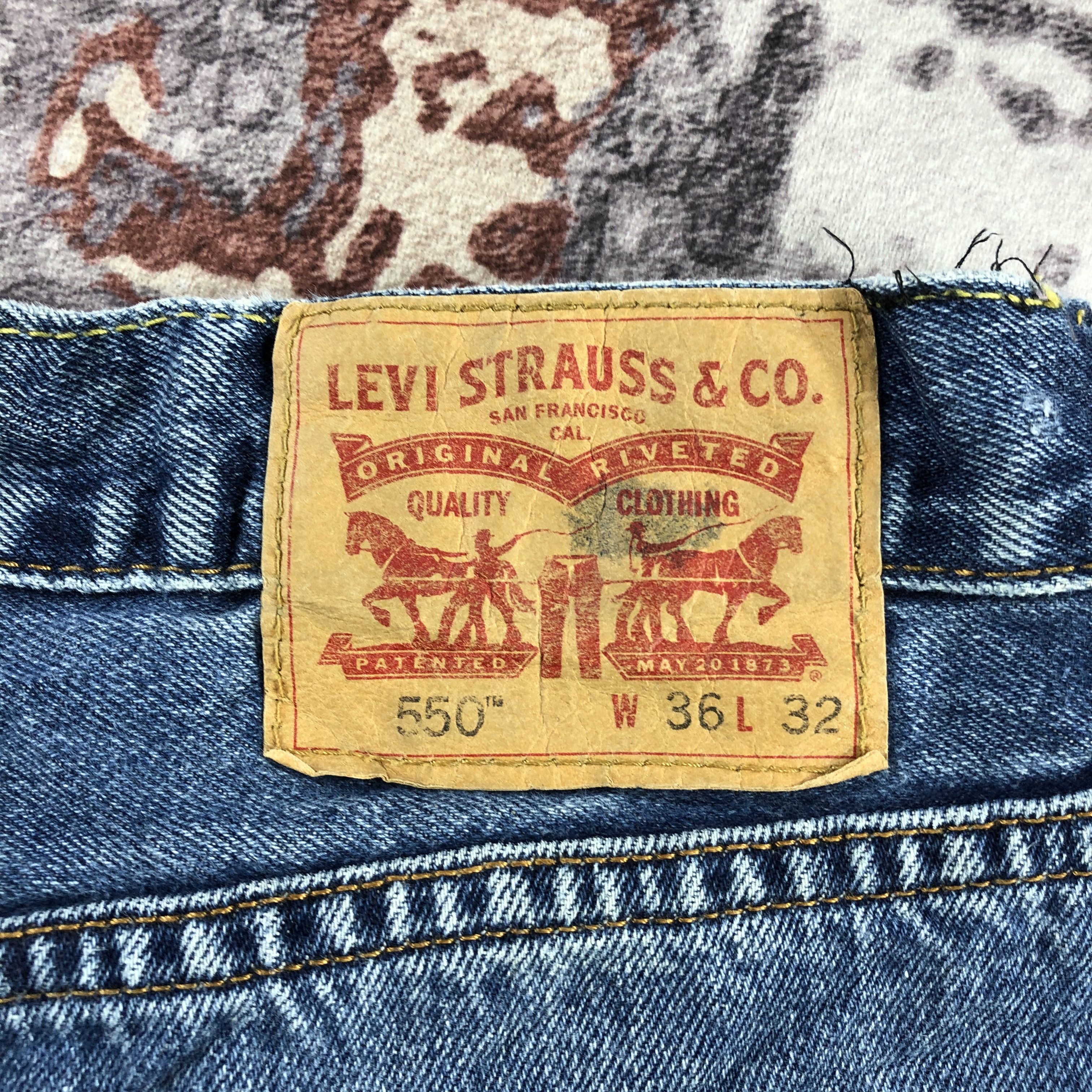 Levi's × Vintage Vintage Blue Wash Levis 550 Jeans-JM3160 Size US 33 - 5 Thumbnail